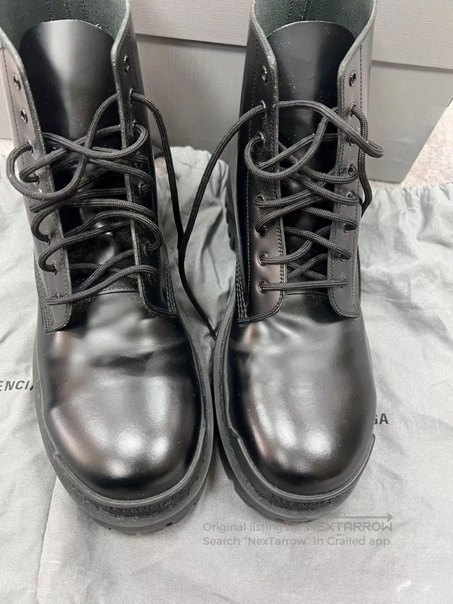 Balenciaga balenciaga black combat boots size 42. Size US 9 / EU 42 - 3 Thumbnail