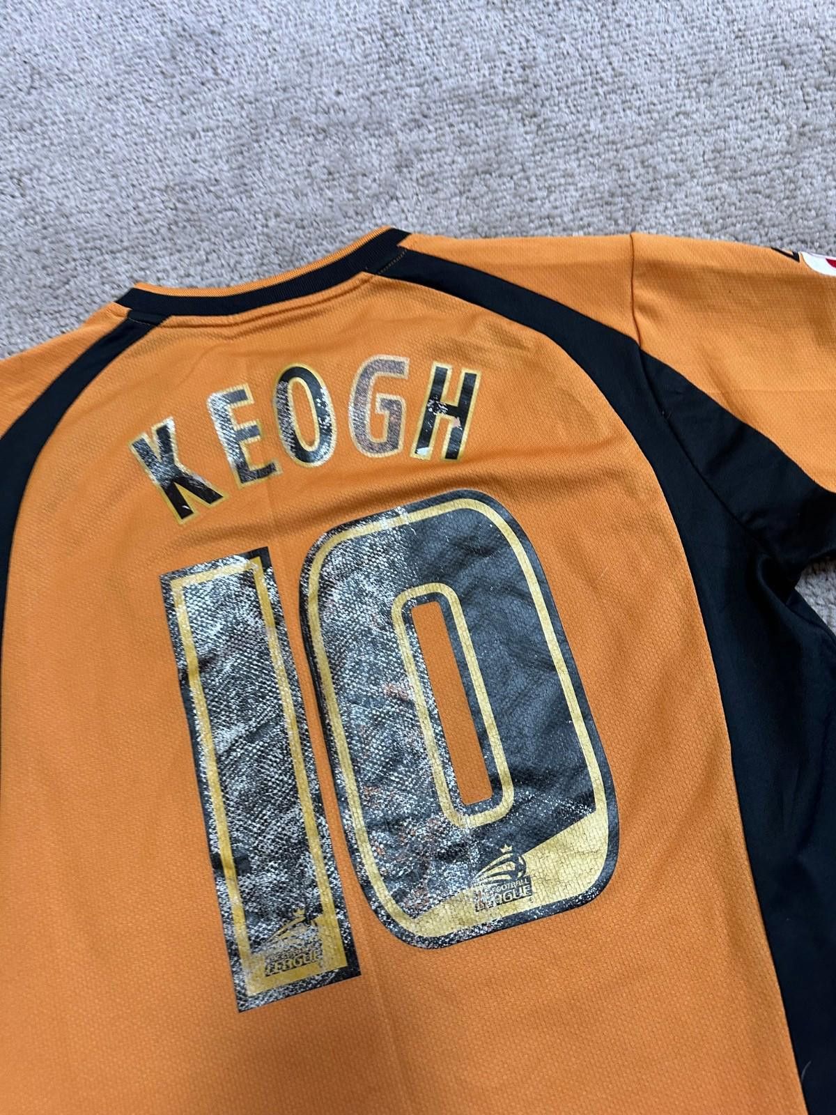 Le Coq Sportif #10 KEOGH Wolverhampton 2008/9 Football Shirt Soccer Jersey Size US L / EU 52-54 / 3 - 8 Thumbnail