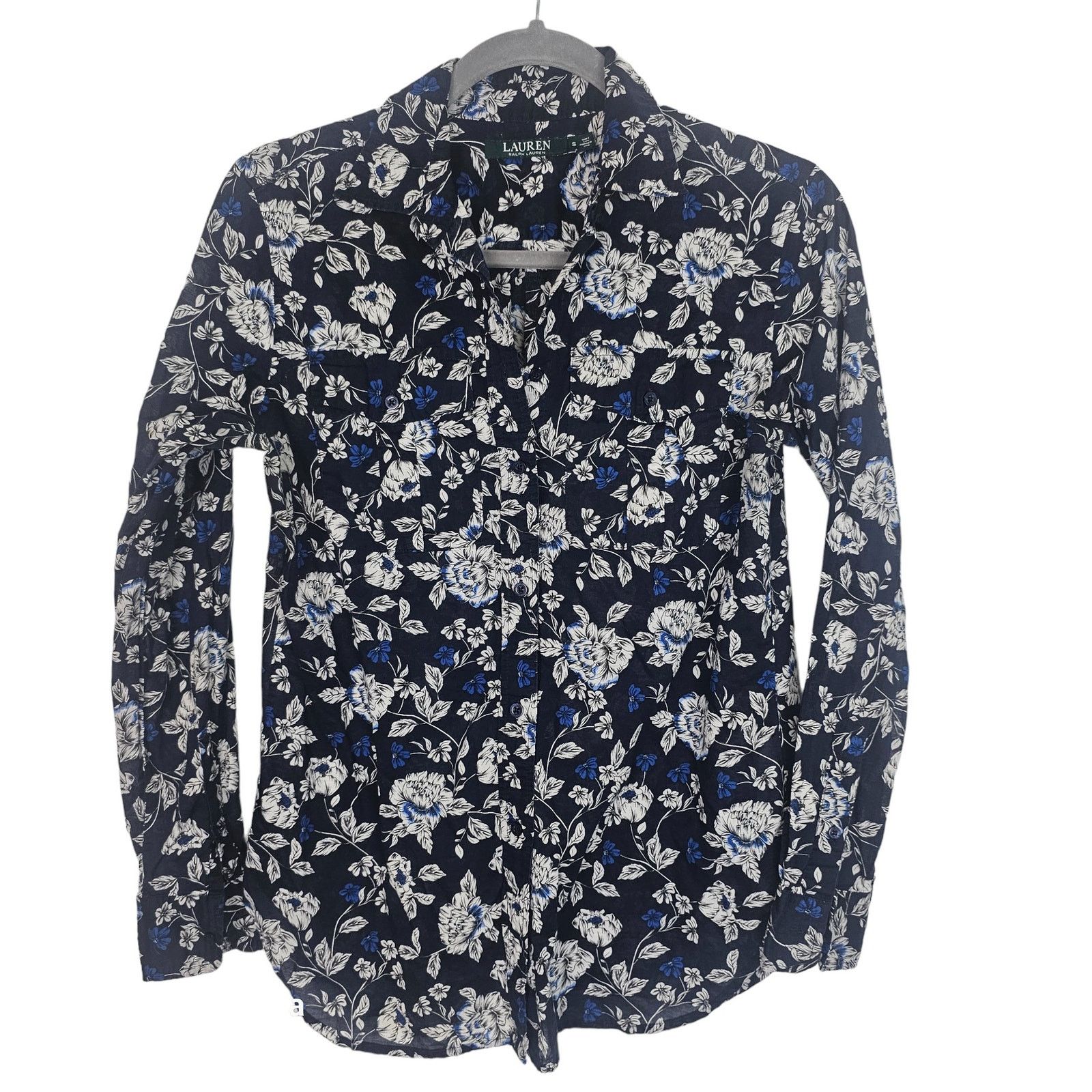 Lauren Ralph Lauren Lauren Ralph Lauren Womens Floral Top Size S Classic Preppy Size S / US 4 / IT 40 - 8 Thumbnail