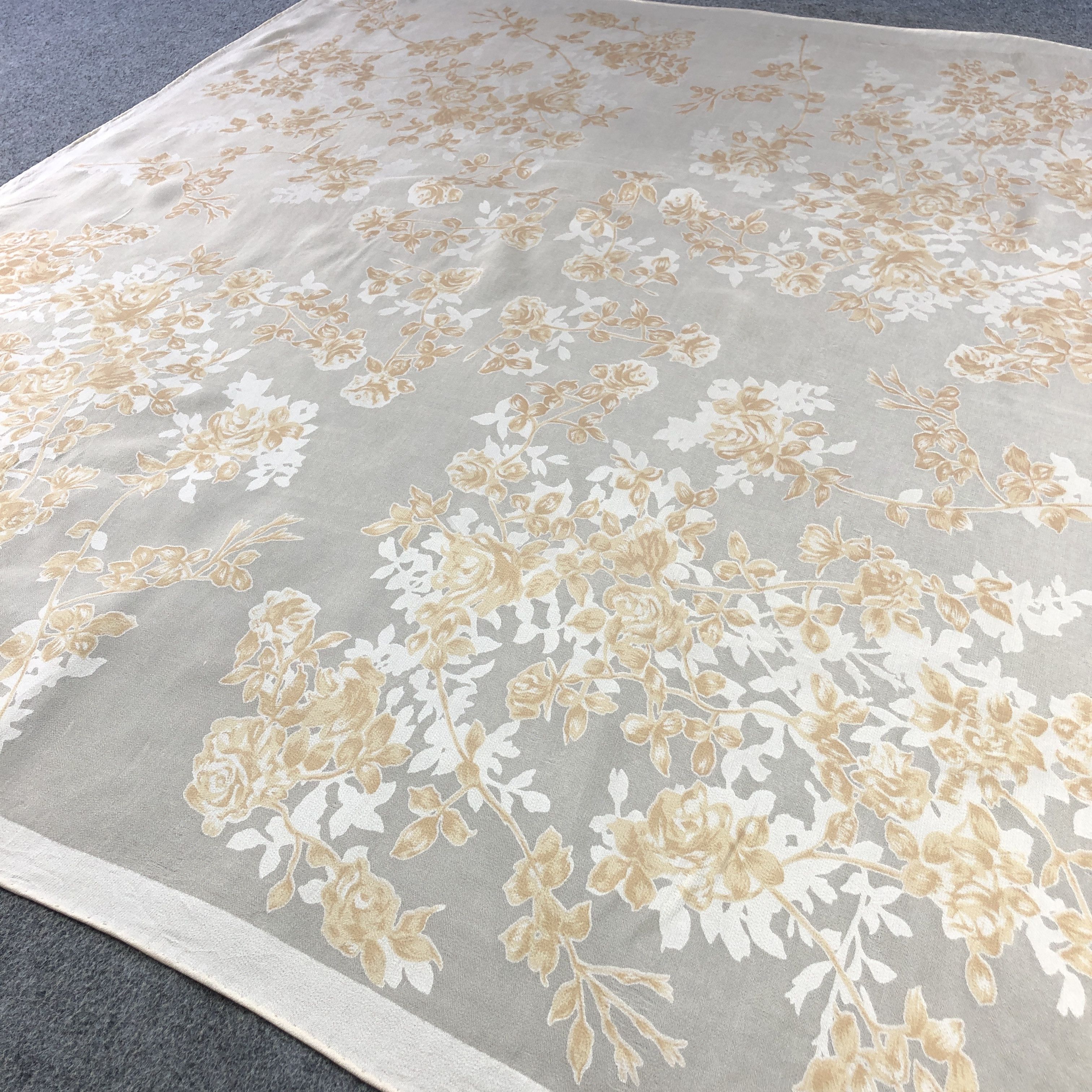 Pierre Balmain Vintage Pierre Balmain Floral Silk Scarf M1269 Size ONE SIZE - 3 Thumbnail
