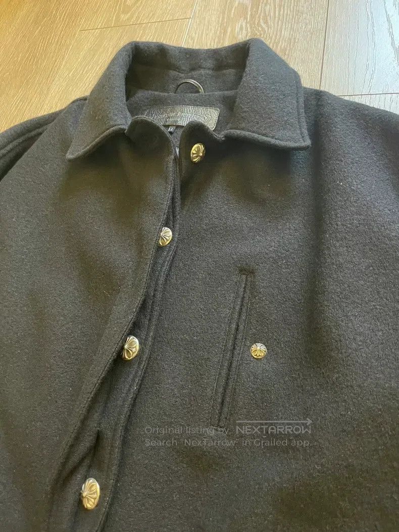 Chrome Hearts CHROME HEARTS Size M Black cashmere long coat Size M / US 6-8 / IT 42-44 - 6 Thumbnail