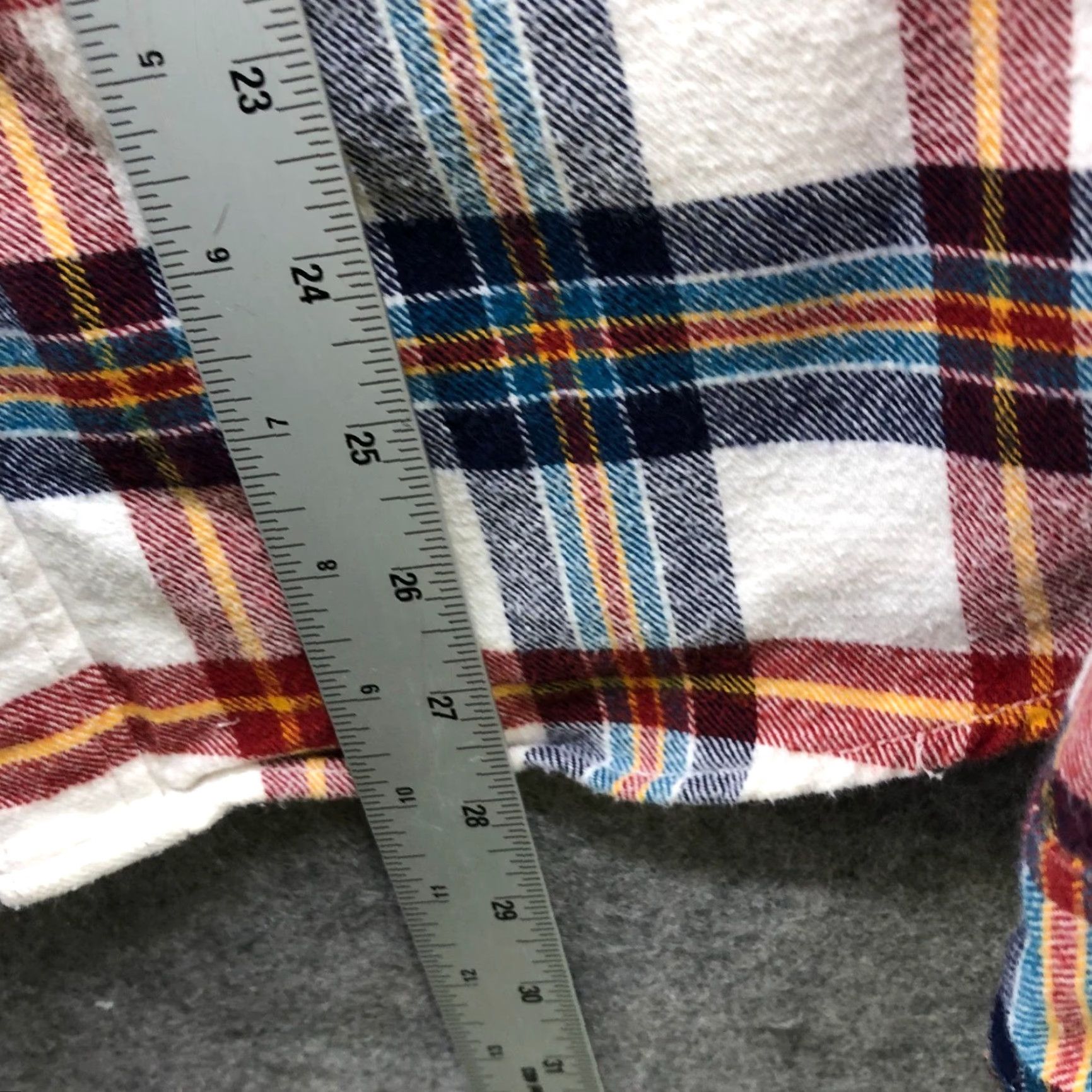 Gap Gap Untucked Flannel Shirt Mens M Plaid Multicolor Cotton Size US M / EU 48-50 / 2 - 8 Thumbnail