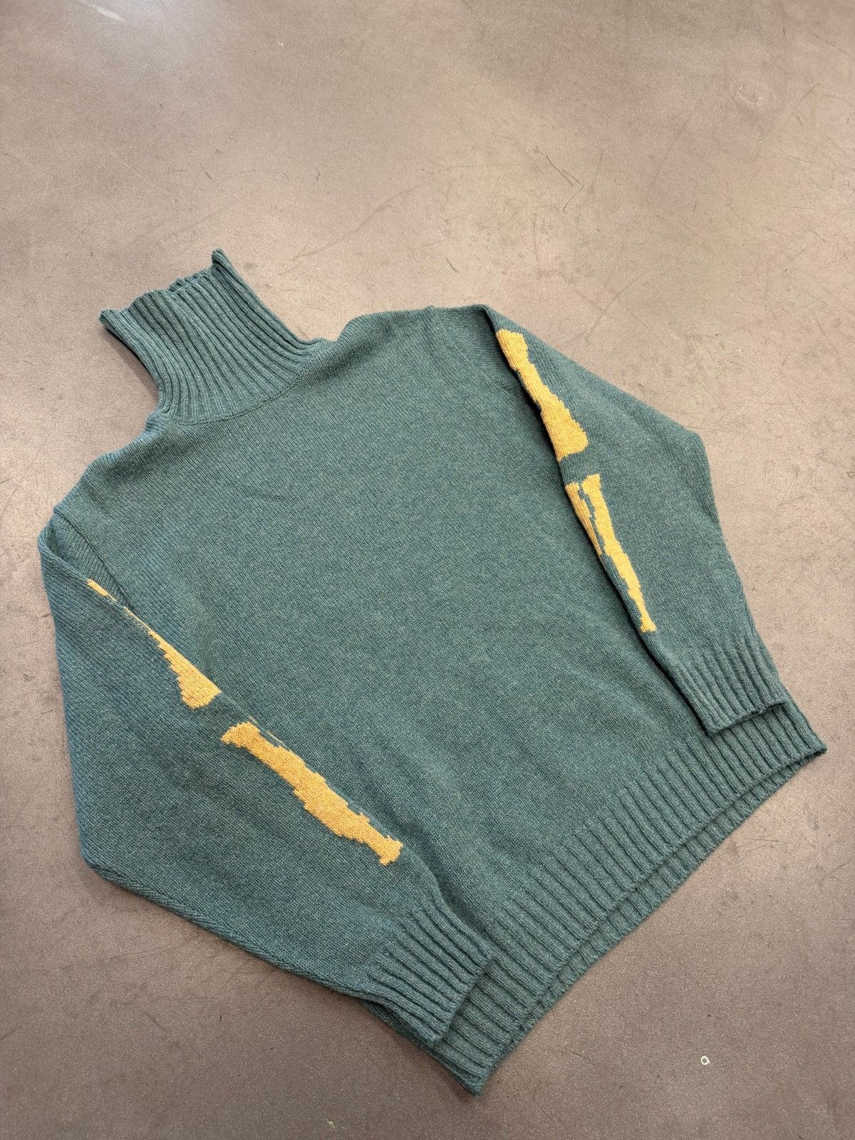 Kapital Kapital 5G Wool Bone Crewneck Sweater Saxophone Size 3/ Size US L / EU 52-54 / 3 - 7 Thumbnail
