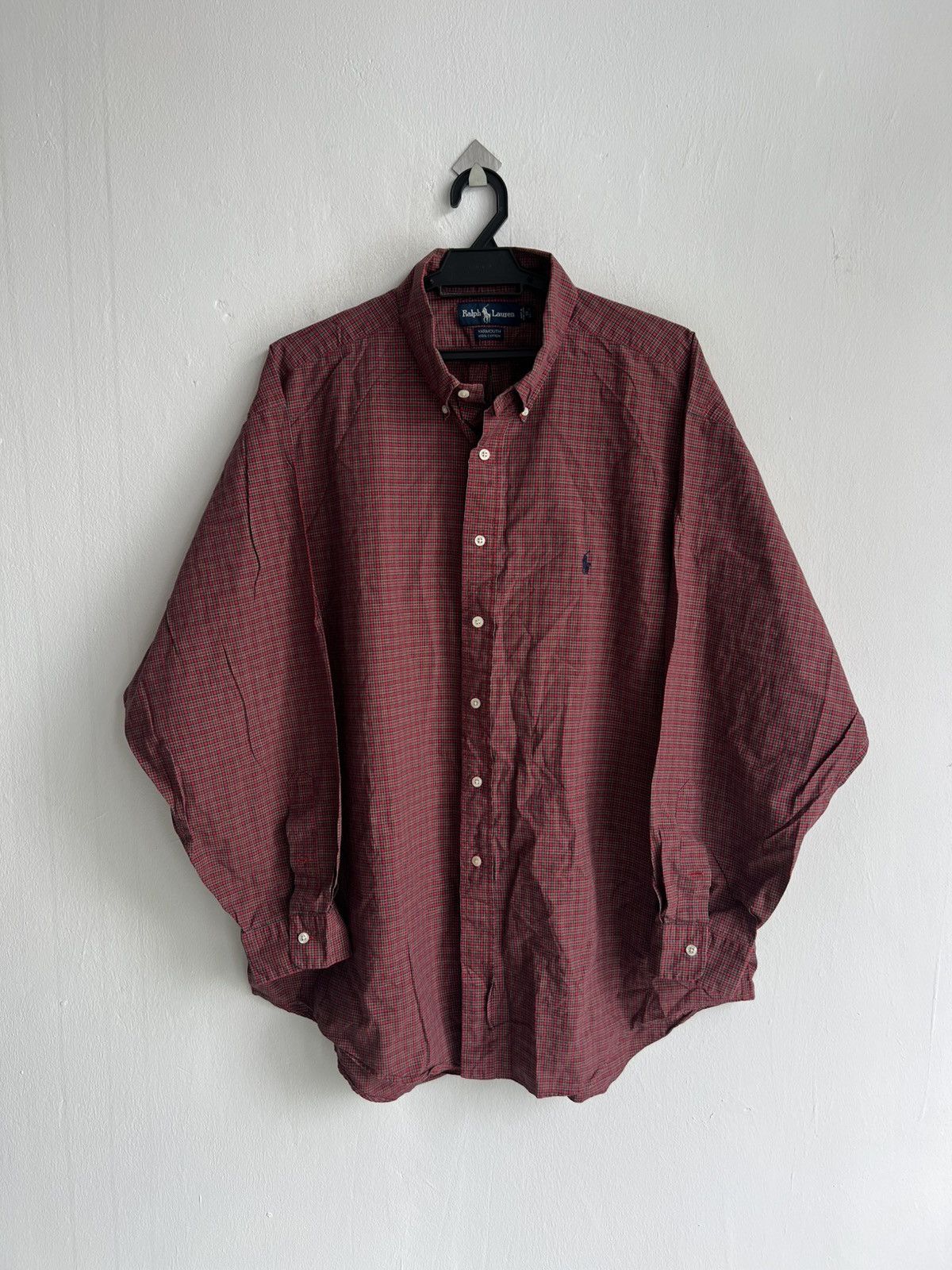 Polo Ralph Lauren OG Polo Ralph Lauren Yarmouth Gingham Checked Oxford Shirt Size US XXL / EU 58 / 5 - 4 Thumbnail