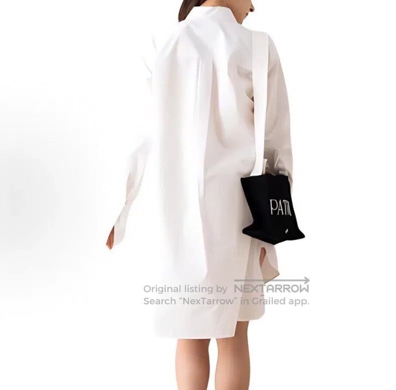 Loewe Loewe White Cotton Collar Single-Breasted Long Sleeve Shir Size XXS / US 00 / IT 34 - 8 Thumbnail