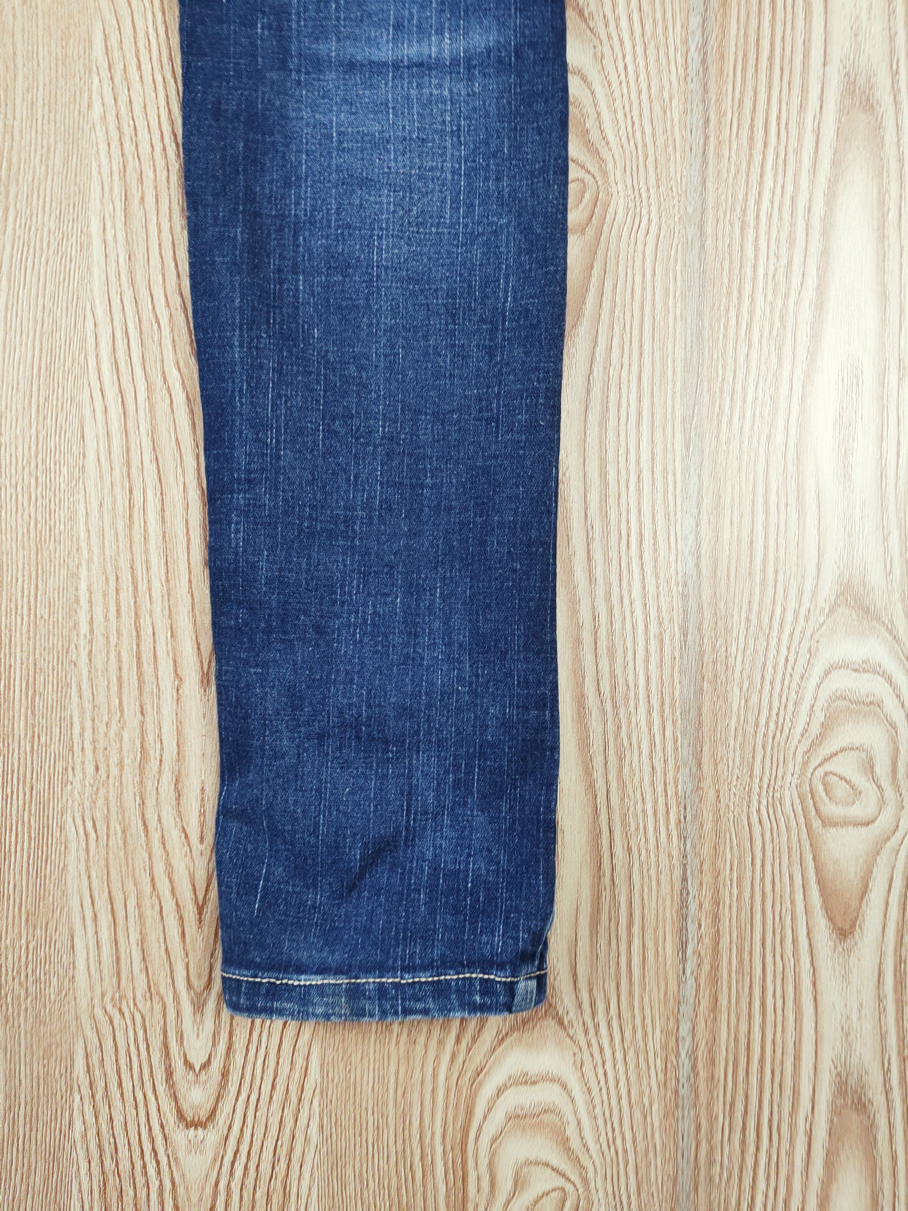 Japanese Brand × Vintage Japanese Brand Dark Blue Distressed Ripped Jeans Size 30" / US 8 / IT 44 - 15 Thumbnail