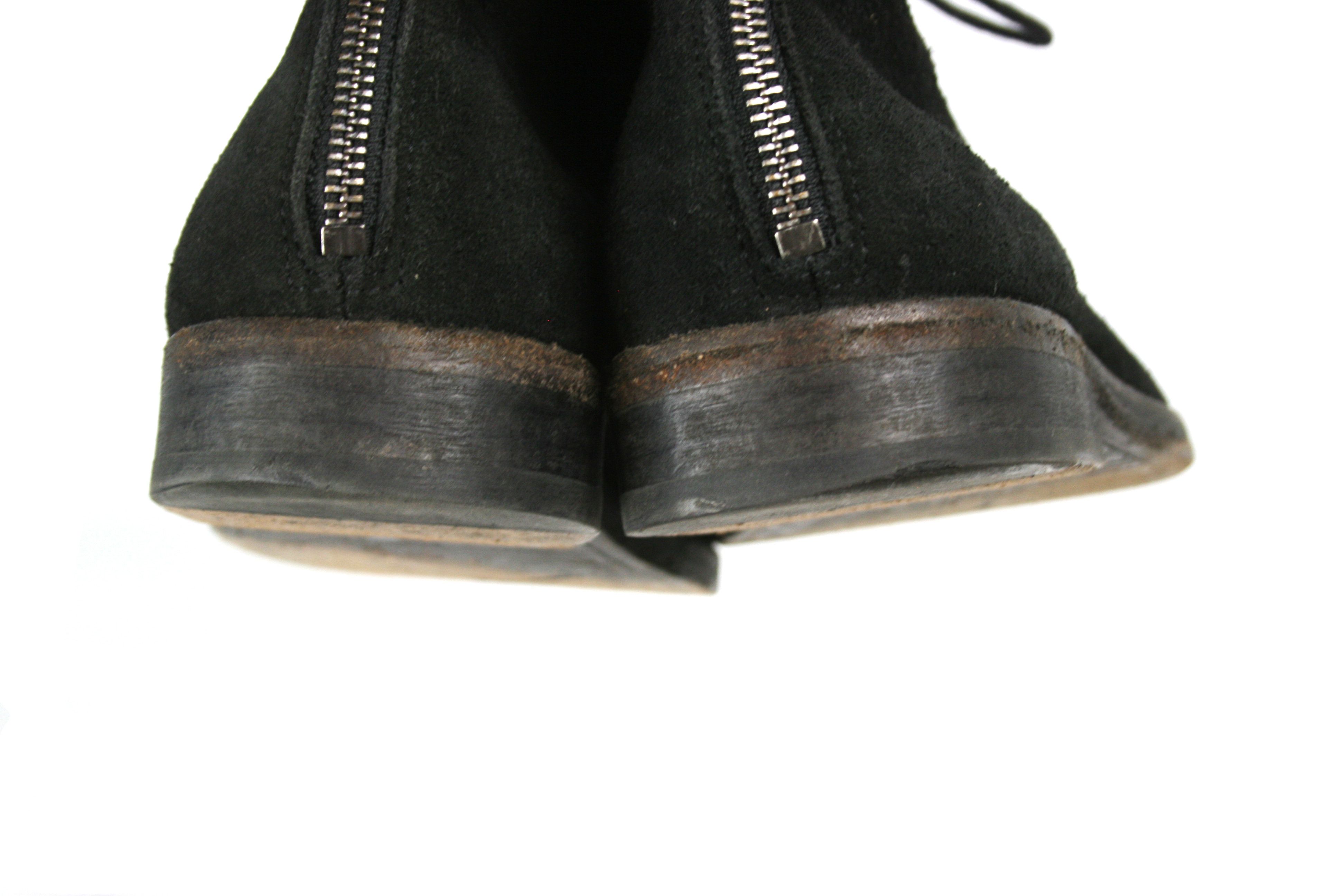 Allsaints Snare Suede Biker Desert Back Zip Boots Size US 10 / EU 43 - 9 Thumbnail