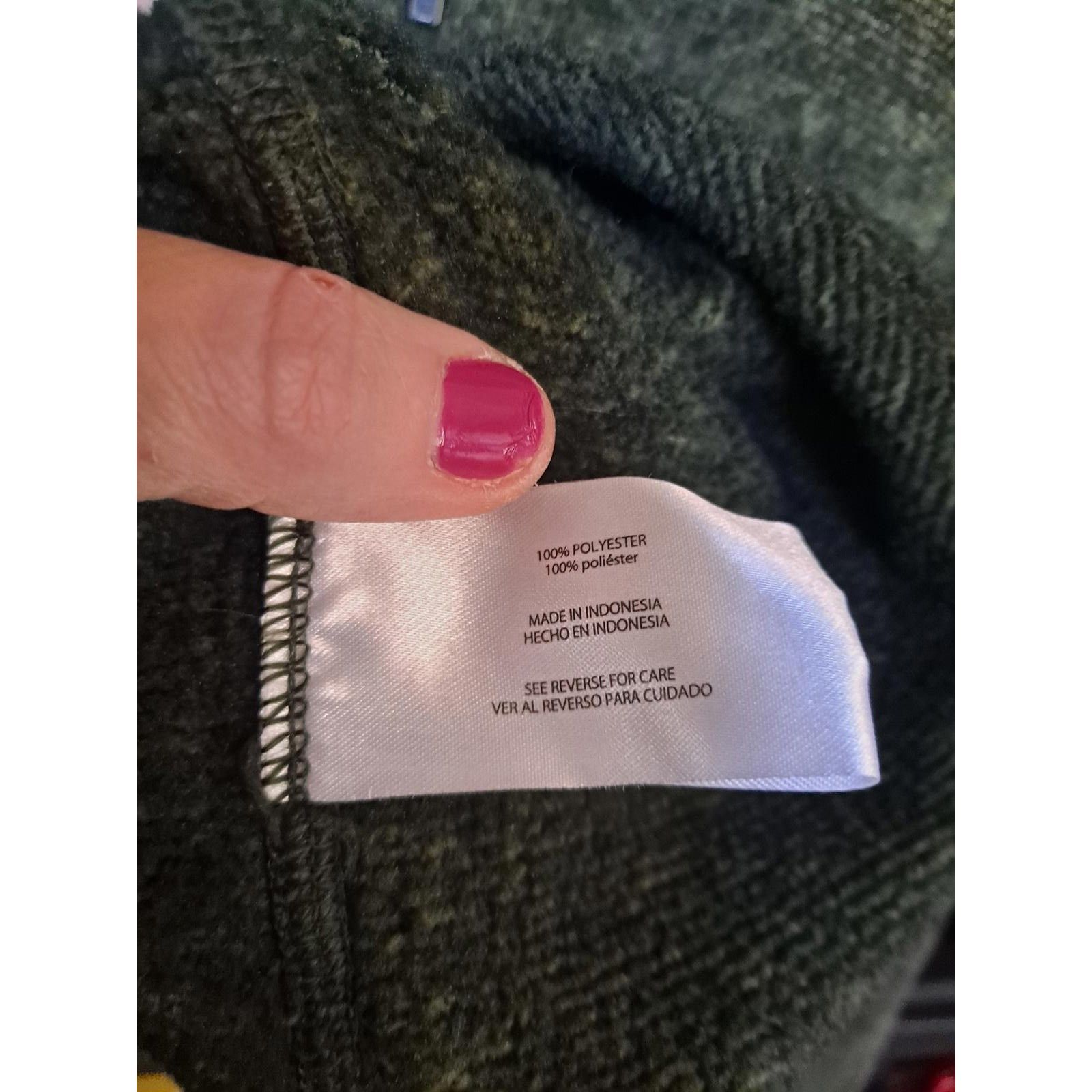 Other Wool Rich Marled Green 1/4 Zip With Zip Front Pocket Sweatsh Size US XL / EU 56 / 4 - 5 Thumbnail