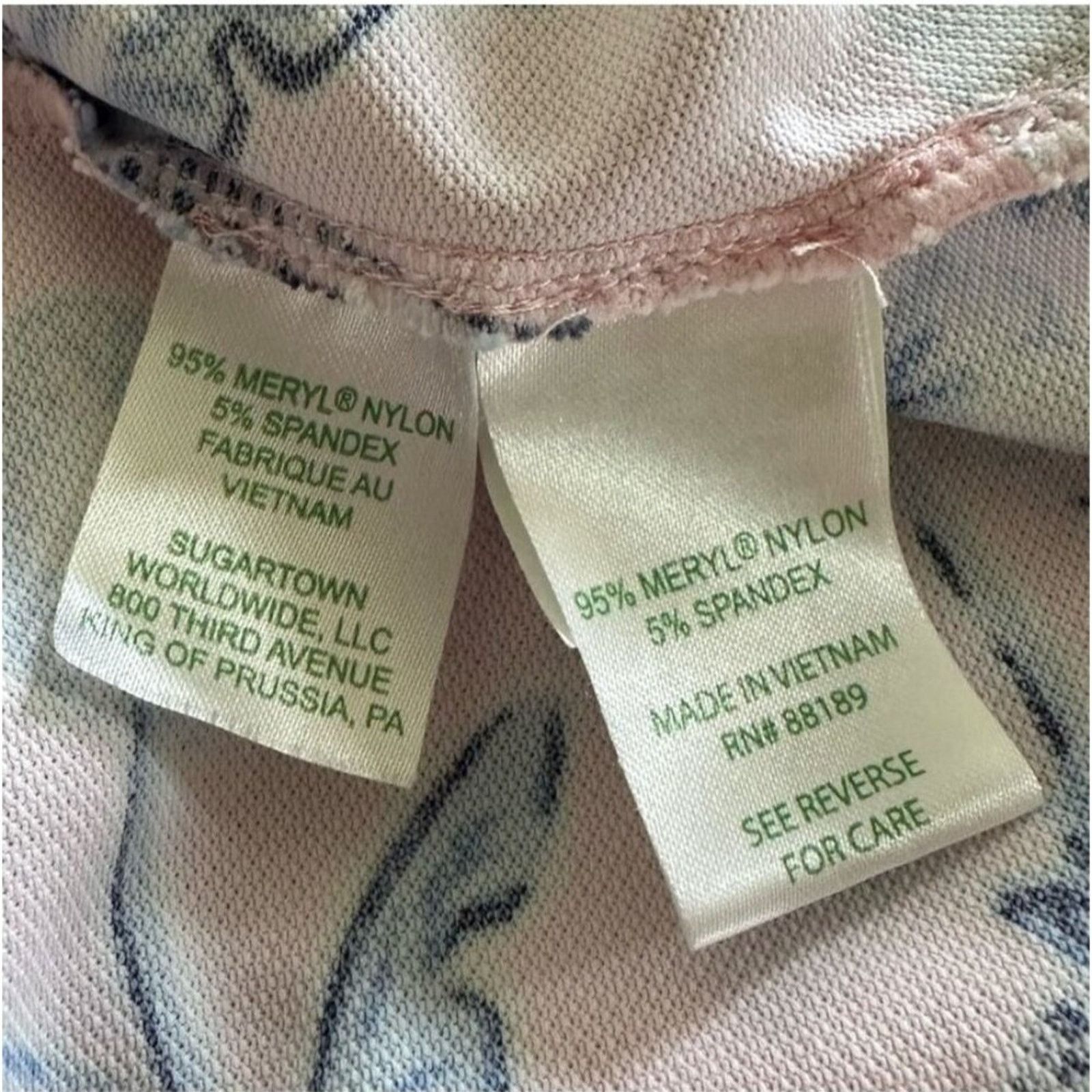 Lilly Pulitzer Lilly Pulitzer Luxletic Meryl Nylon Pique Top L Pink Tropic Size L / US 10 / IT 46 - 6 Thumbnail