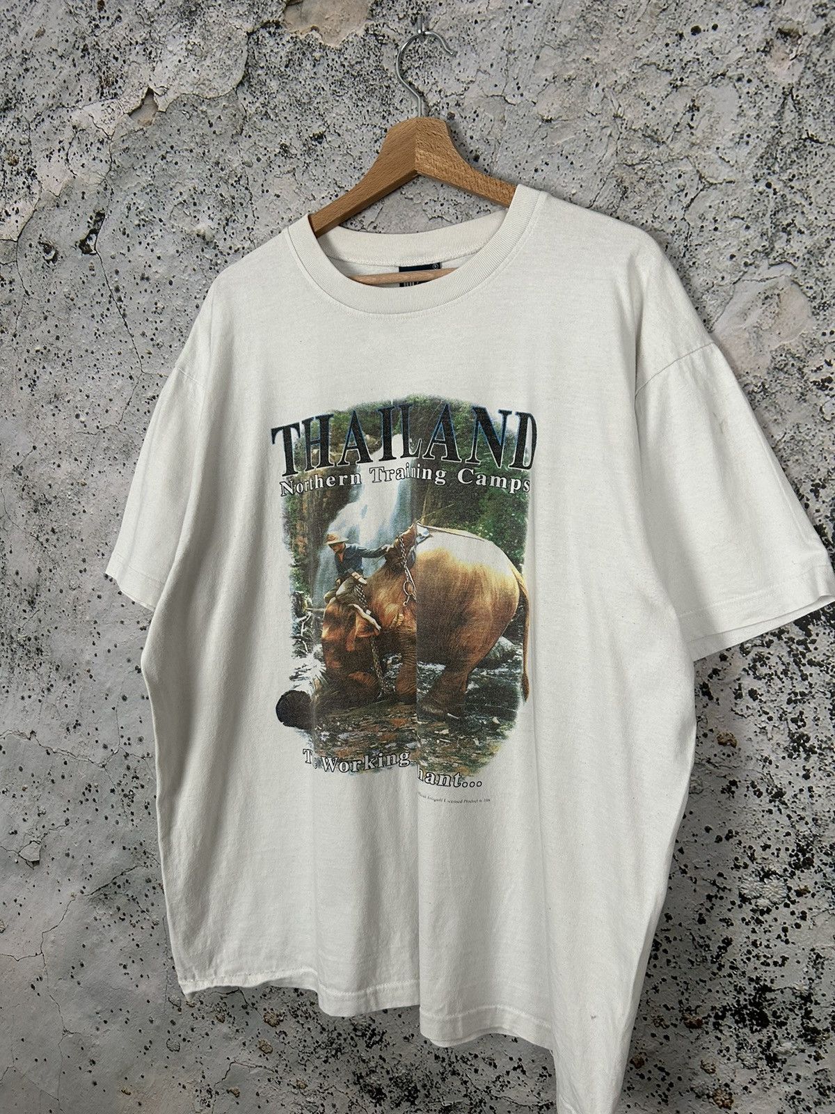 Other Vintage Thailand Elephants Graphic Tee 90s Hype Skate Size US XL / EU 56 / 4 - 2 Thumbnail