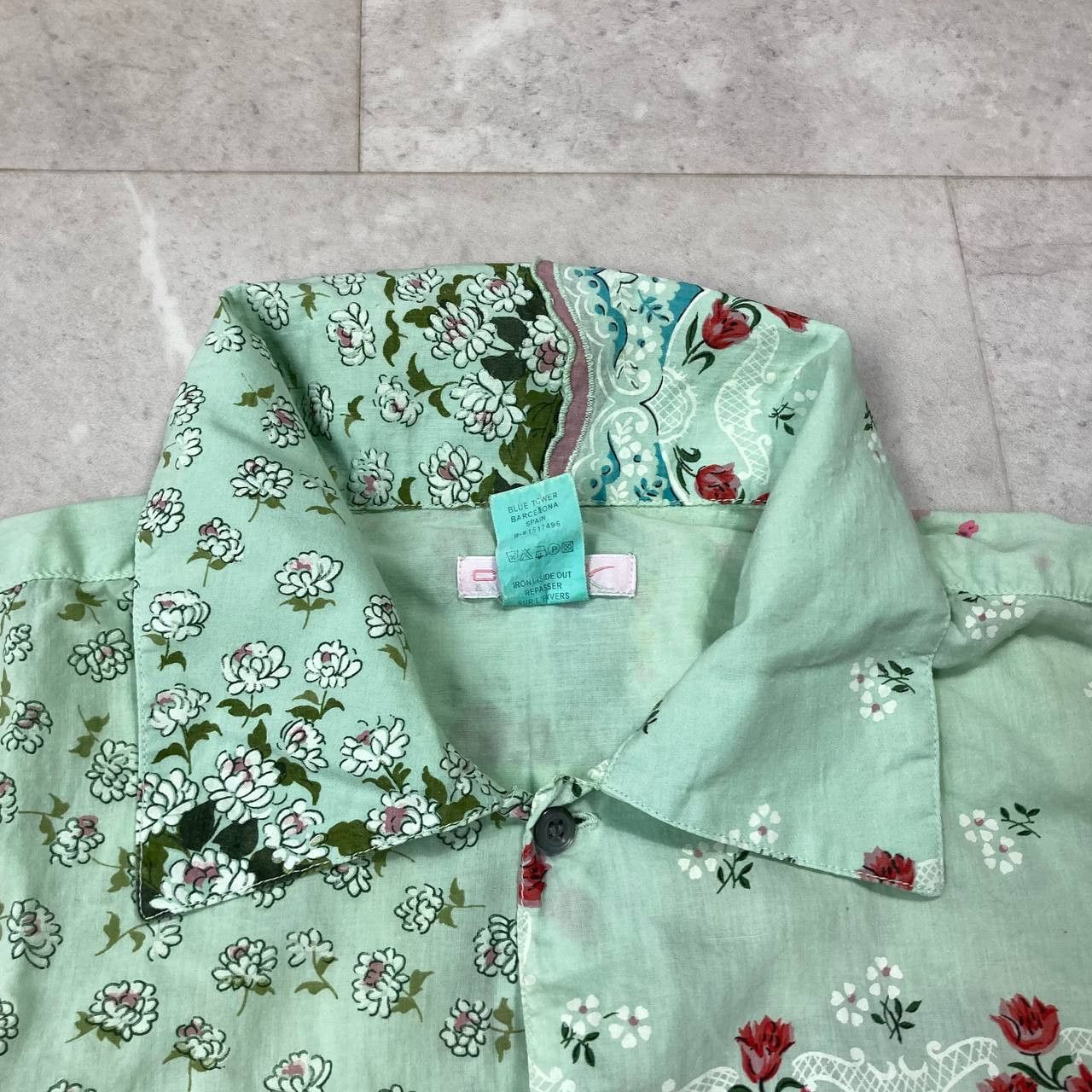 Custo Barcelona Vintage Custo Barcelona Floral Flowers Shirt Size US L / EU 52-54 / 3 - 2 Thumbnail