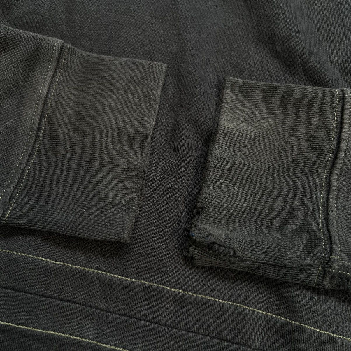 Diesel 2000’s Diesel Vkei Style Distressed Zip Hoodie Size US M / EU 48-50 / 2 - 9 Thumbnail