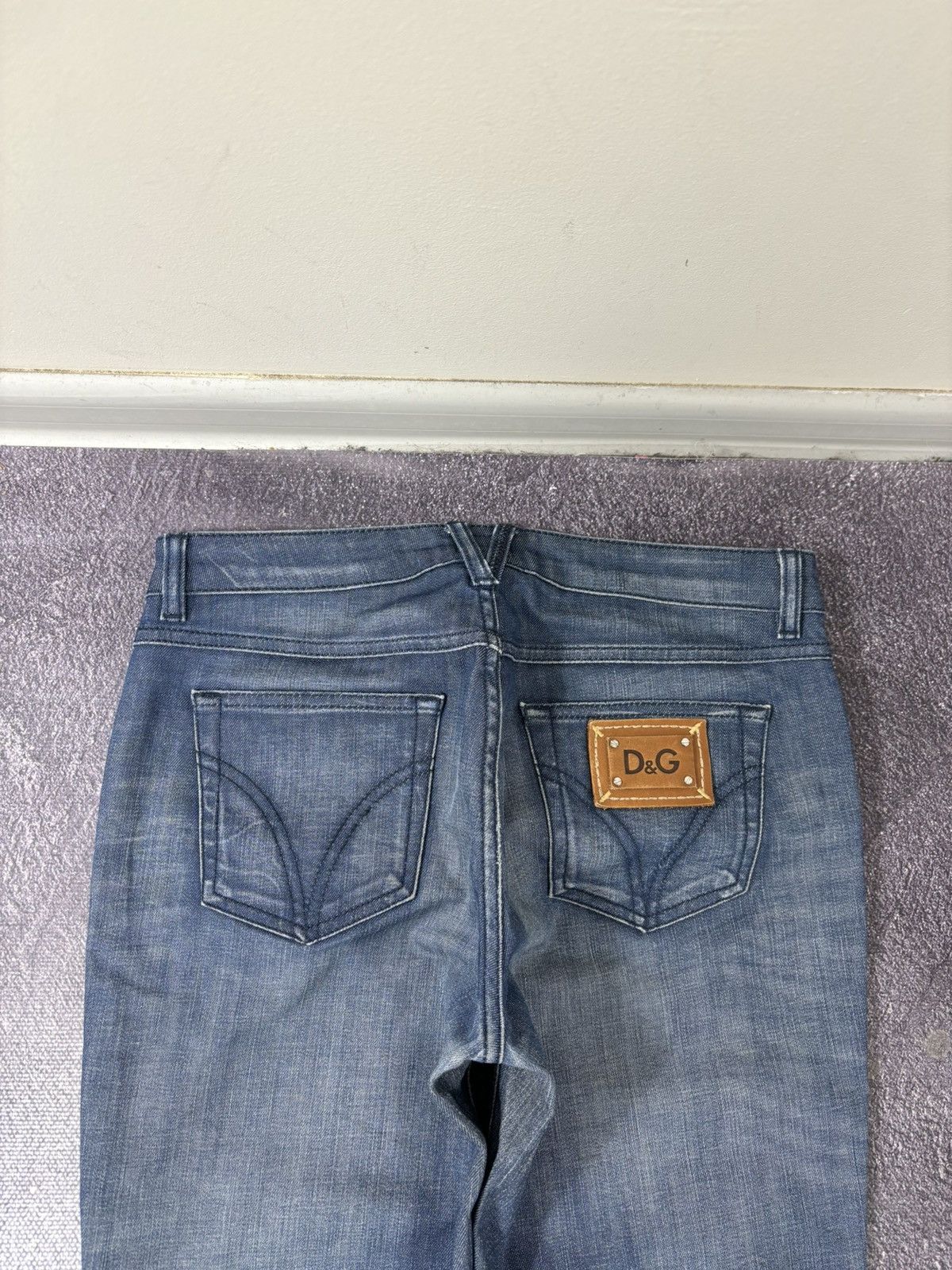 Dolce & Gabbana Dolce & Gabbana Women’s Slimmy Straight Fit Blue Denim Jeans Size 27" / US 4 / IT 40 - 14 Thumbnail