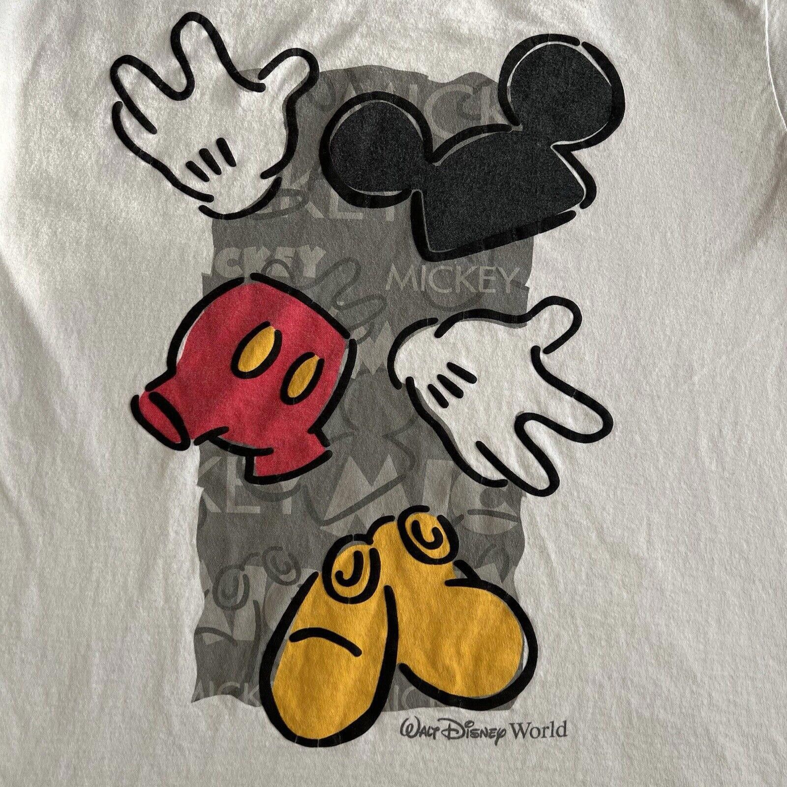 Disney Vintage Mickey Mouse Walt Disney World T-Shirt Sz M - Read! Size US M / EU 48-50 / 2 - 2 Thumbnail