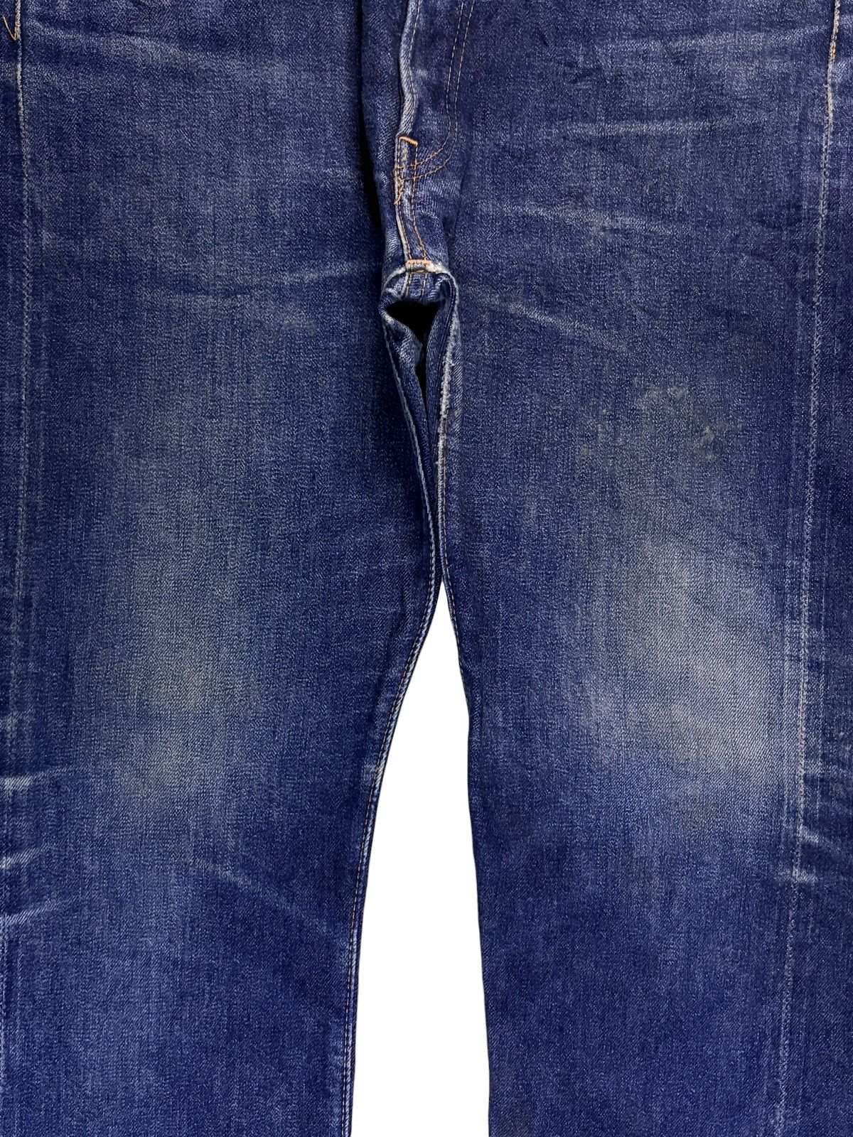 Japanese Brand × RESOLUTE Vintage Japanese Resolute Faded Mud Raw Denim Selvedge Jeans Size US 32 / EU 48 - 7 Thumbnail