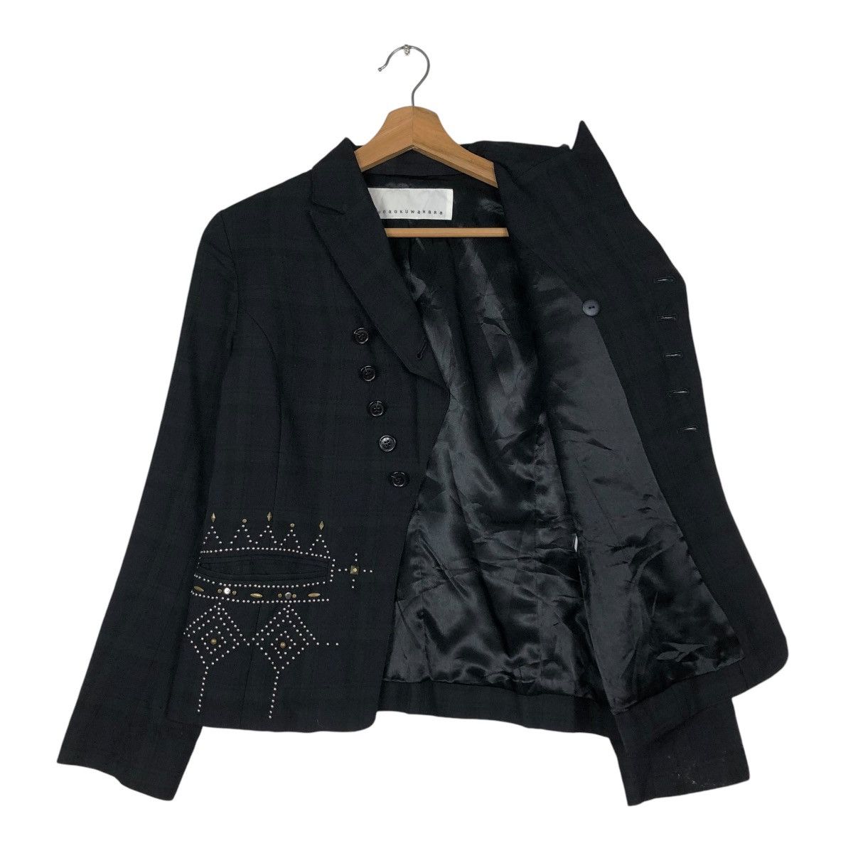 Issey Miyake 🔥VINTAGE CROPPED JACKET BIKER SUNAOKUWAHARA ISSEY MIYAKE Size US M / EU 48-50 / 2 - 13 Thumbnail