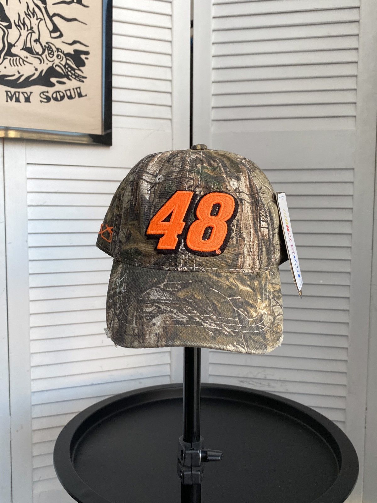 NASCAR × Realtree NASCAR Realtree Distressed Racing Hat Cap Number 48 Y2K Size ONE SIZE - 11 Thumbnail