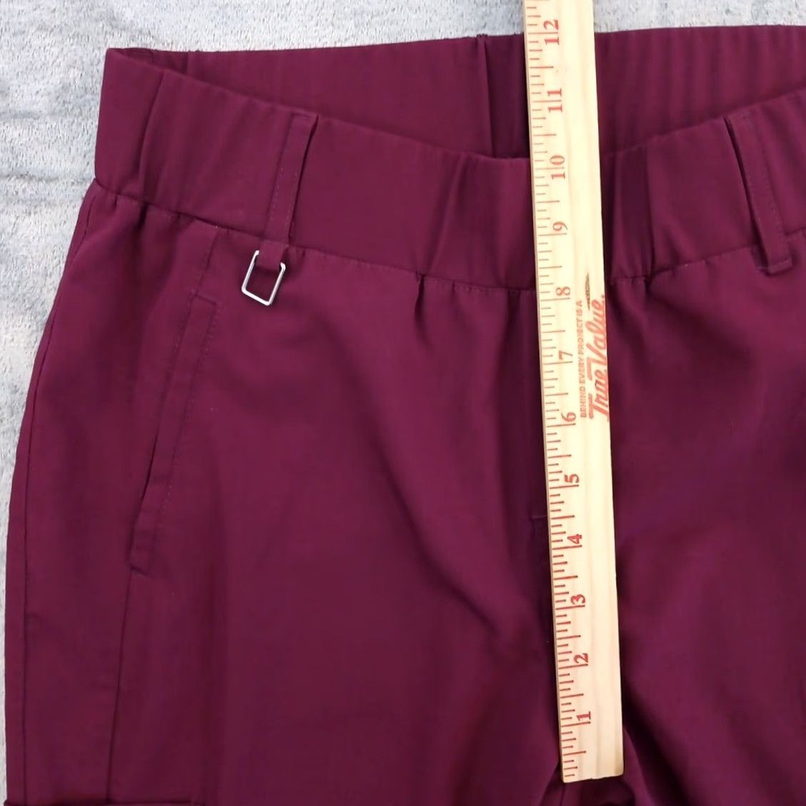 Vintage Grey's Anatomy Signature Scrub Pants Women's Small Purple Solid Shortened Hem 2218 Size 28" / US 6 / IT 42 - 4 Thumbnail