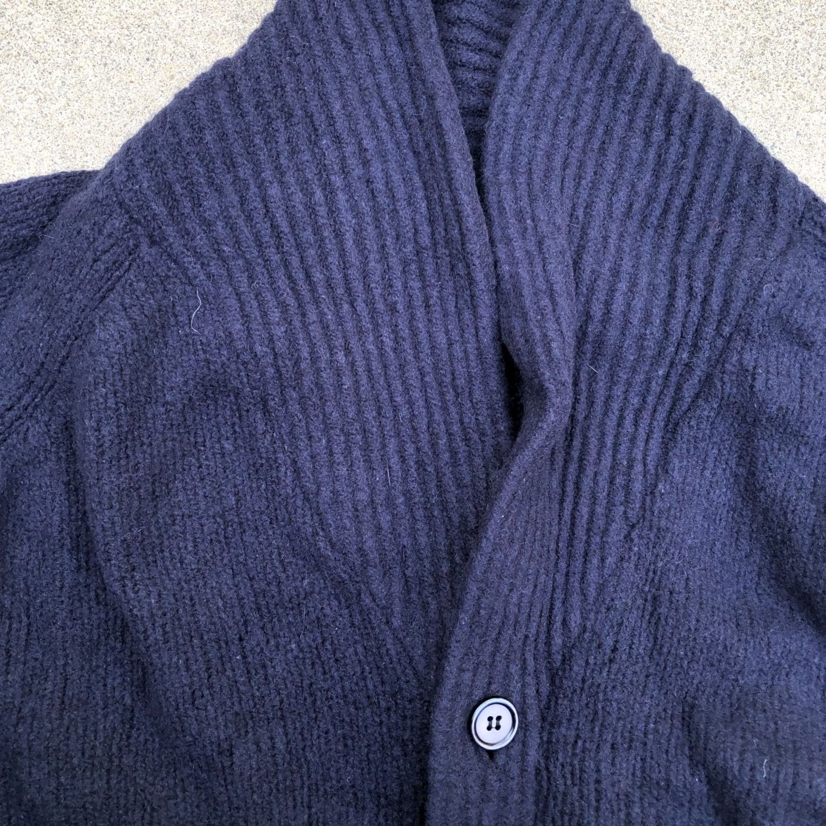 Spiritual Gangster VINTAGE SPIRITUAL GANGSTER Sacred Kiki Wool Cardigan Sweater SMALL Women's Blue Button Size S / US 4 / IT 40 - 2 Thumbnail
