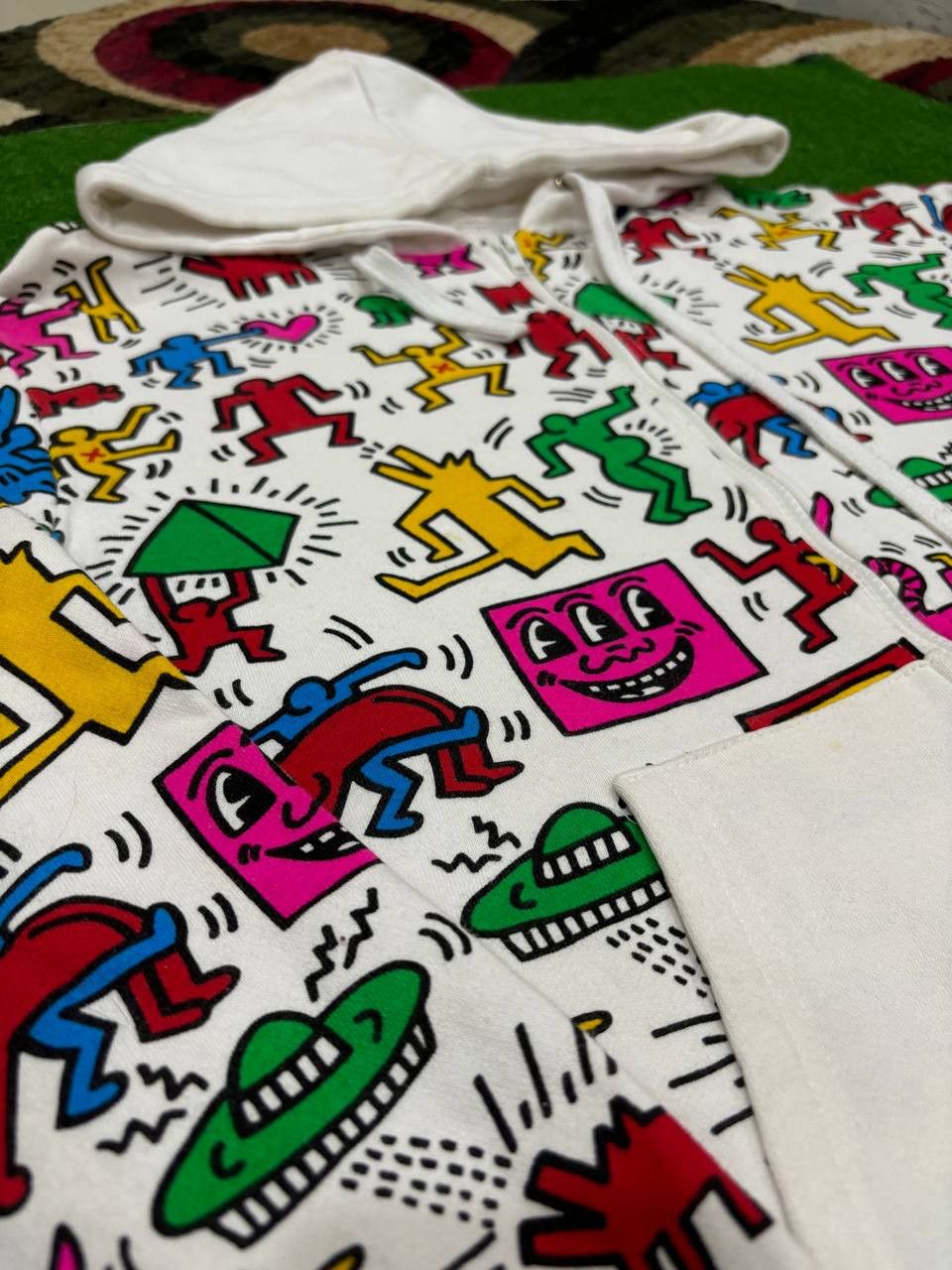 Japanese Brand × Keith Haring × Vintage Keith Haring Big Bang Collaboration Tour Hoodie Rare Size US M / EU 48-50 / 2 - 4 Thumbnail