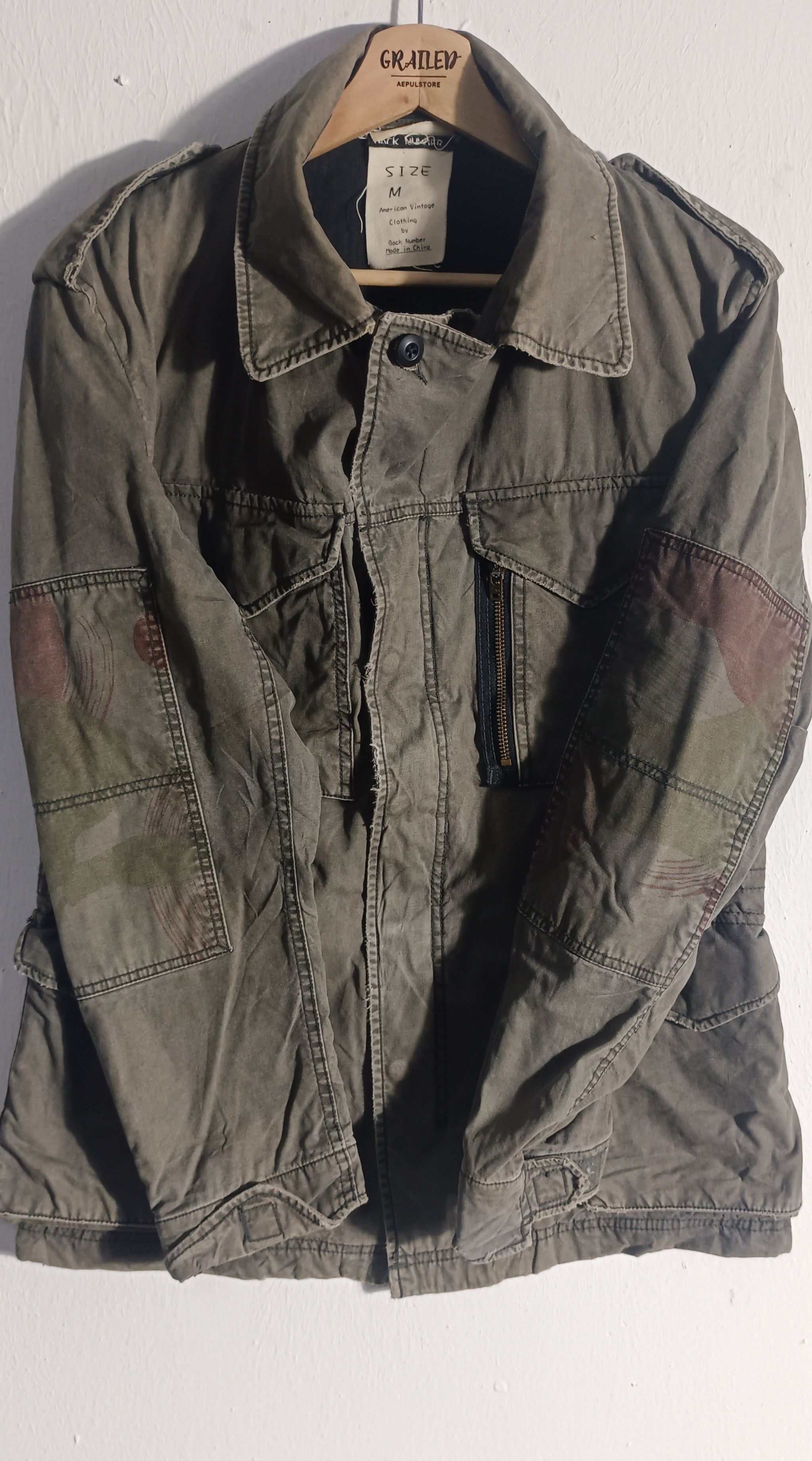 Japanese Brand × Vintage Fashion🔥🔥Vintage Back Number Army Fashion Style Size US M / EU 48-50 / 2 - 11 Thumbnail