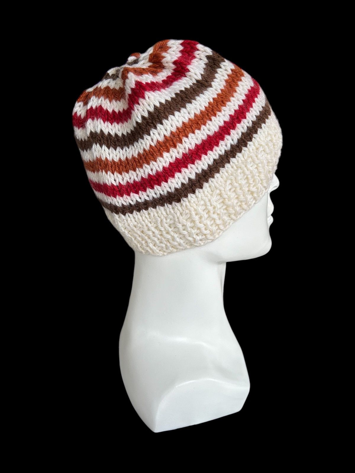 Japanese Brand × Kapital × Vintage Crochet Knitted Handmade Beanie Hats ☠️☠️ Size ONE SIZE - 1 Thumbnail