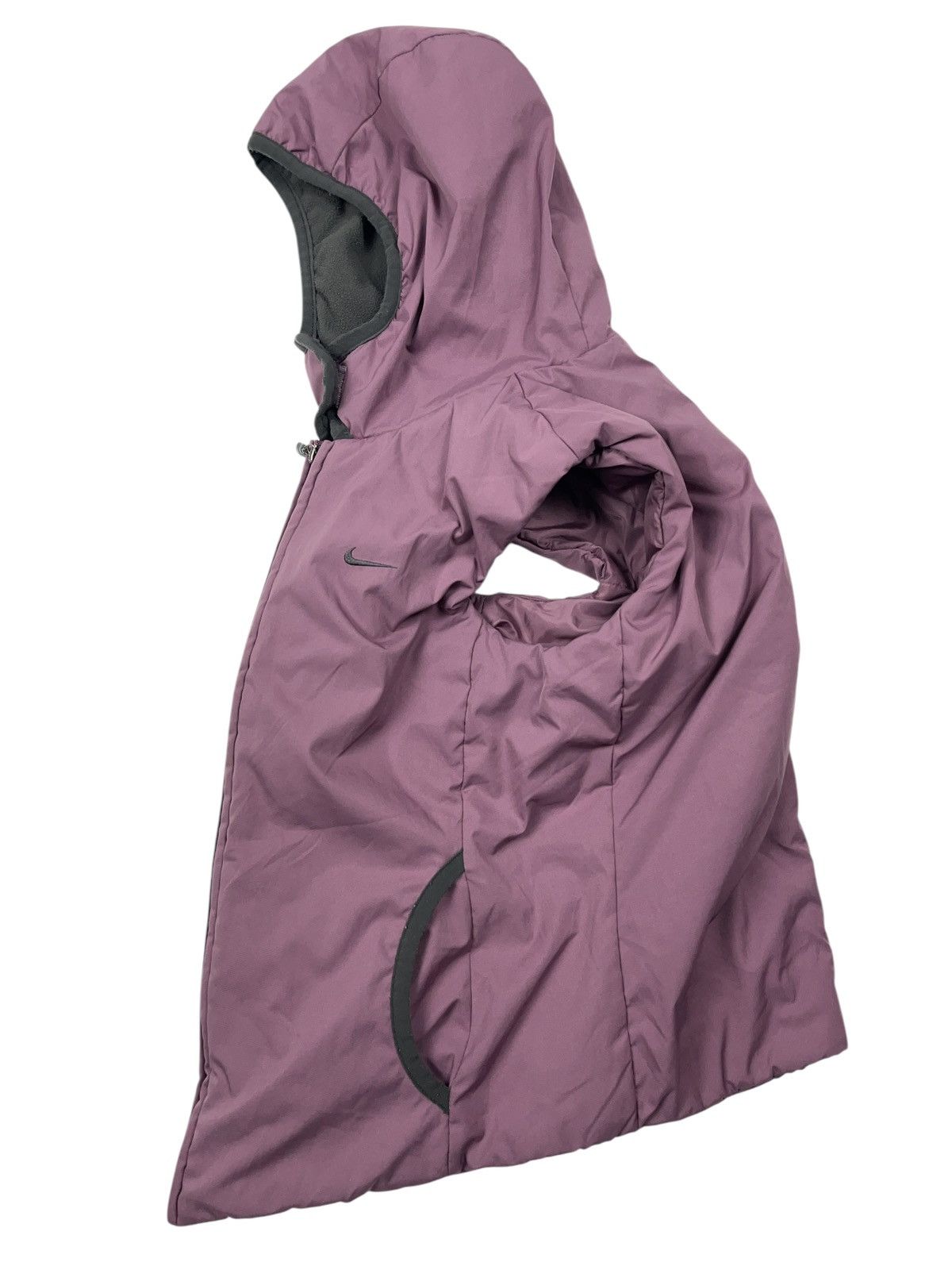 Nike × Vintage Vintage Nike Lavender Puffed Vest y2k Size S / US 4 / IT 40 - 1 Thumbnail