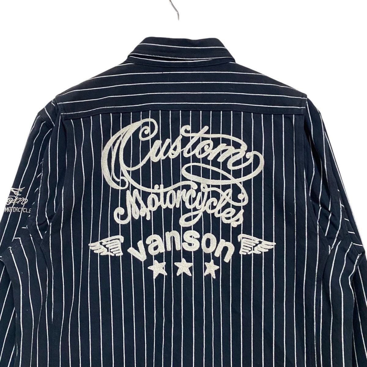 Vanson Leathers Vanson Leather Work Shirt Stripe Duck Canvas Size US XL / EU 56 / 4 - 6 Thumbnail