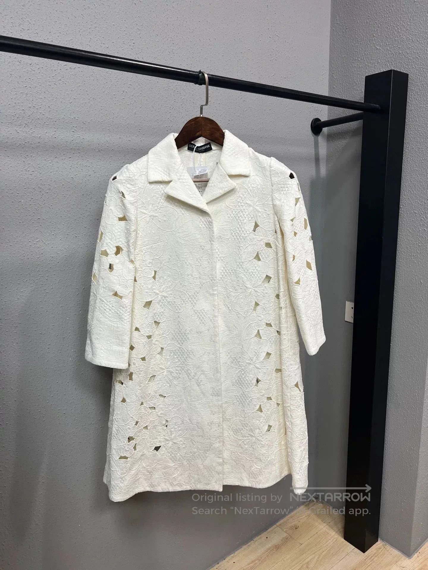 Dolce & Gabbana lace embroidered coat by D&G. Size M / US 6-8 / IT 42-44 - 1 Thumbnail