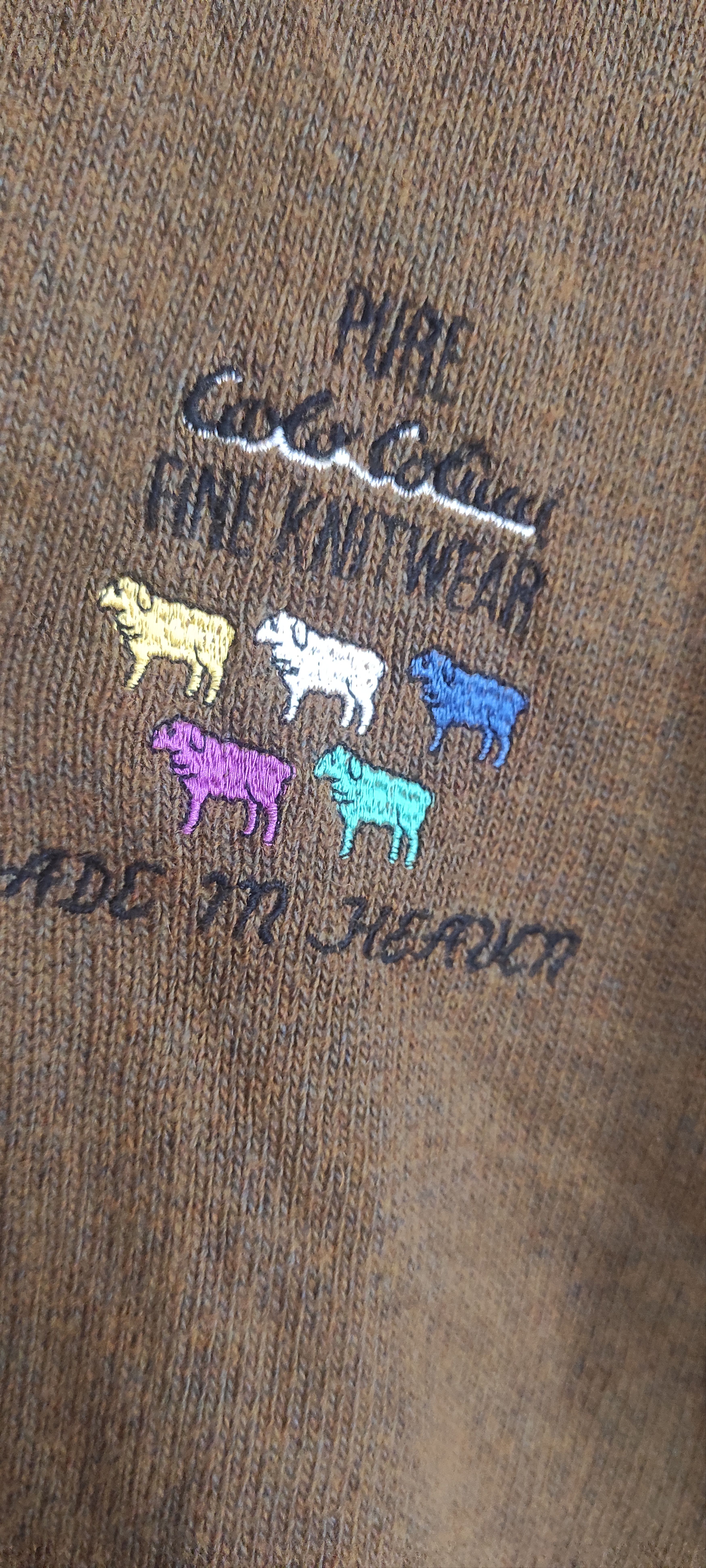 Carlo Colucci CARLO COLUCCI Jumper Graphic Sheep Wool KnitWear Sweater Size US XL / EU 56 / 4 - 17 Thumbnail