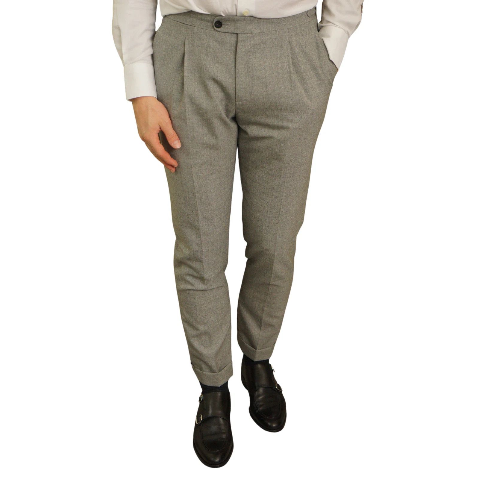 Suitsupply Men Suitsupply Suit Lazio Single Breasted Grey Wool US38 Size 38R - 7 Thumbnail