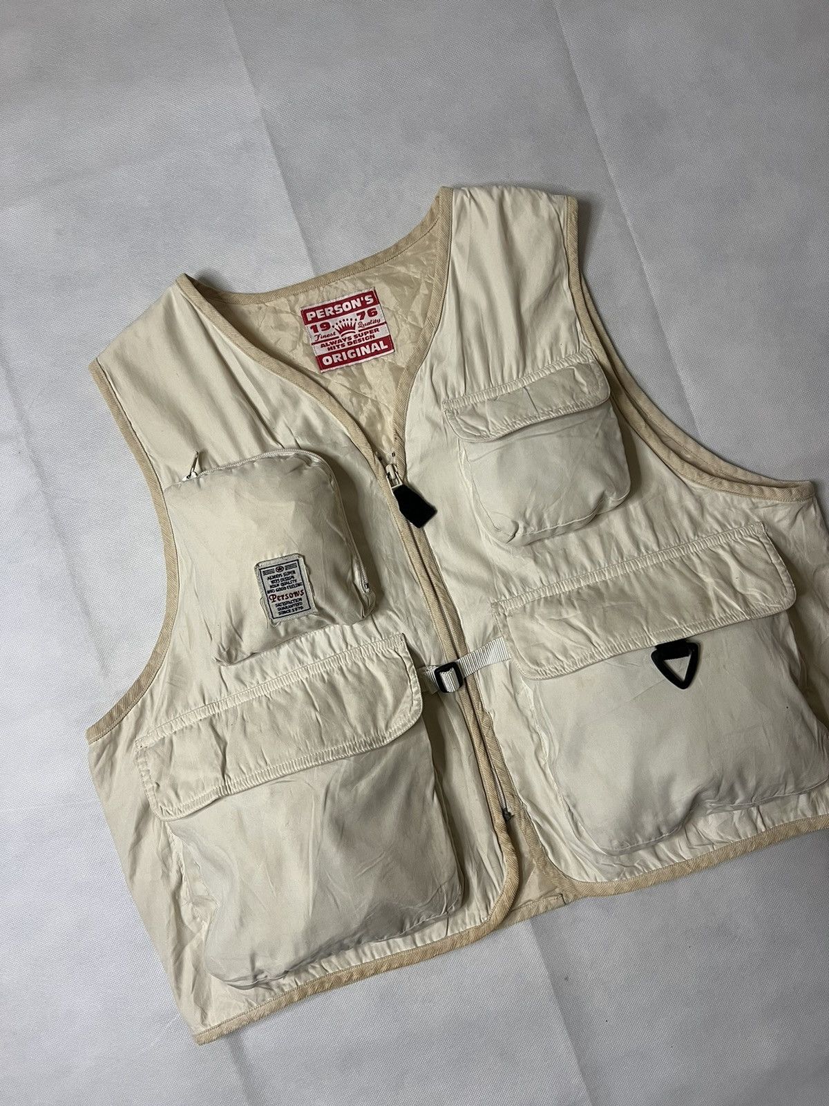 PERSON'S Vintage Embroidered Person's Multi Pocket Fishing Vest Size US L / EU 52-54 / 3 - 4 Thumbnail