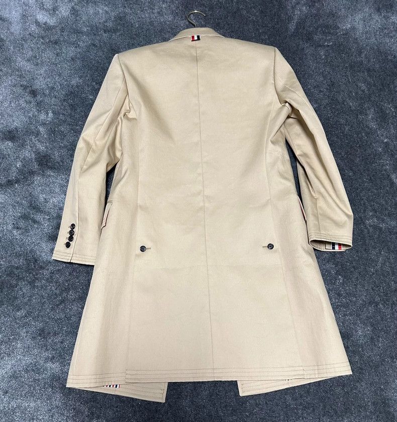 Thom Browne Thom Browne Kaki cotton cloth windbreaker jacket overcoat Size M / US 6-8 / IT 42-44 - 7 Thumbnail