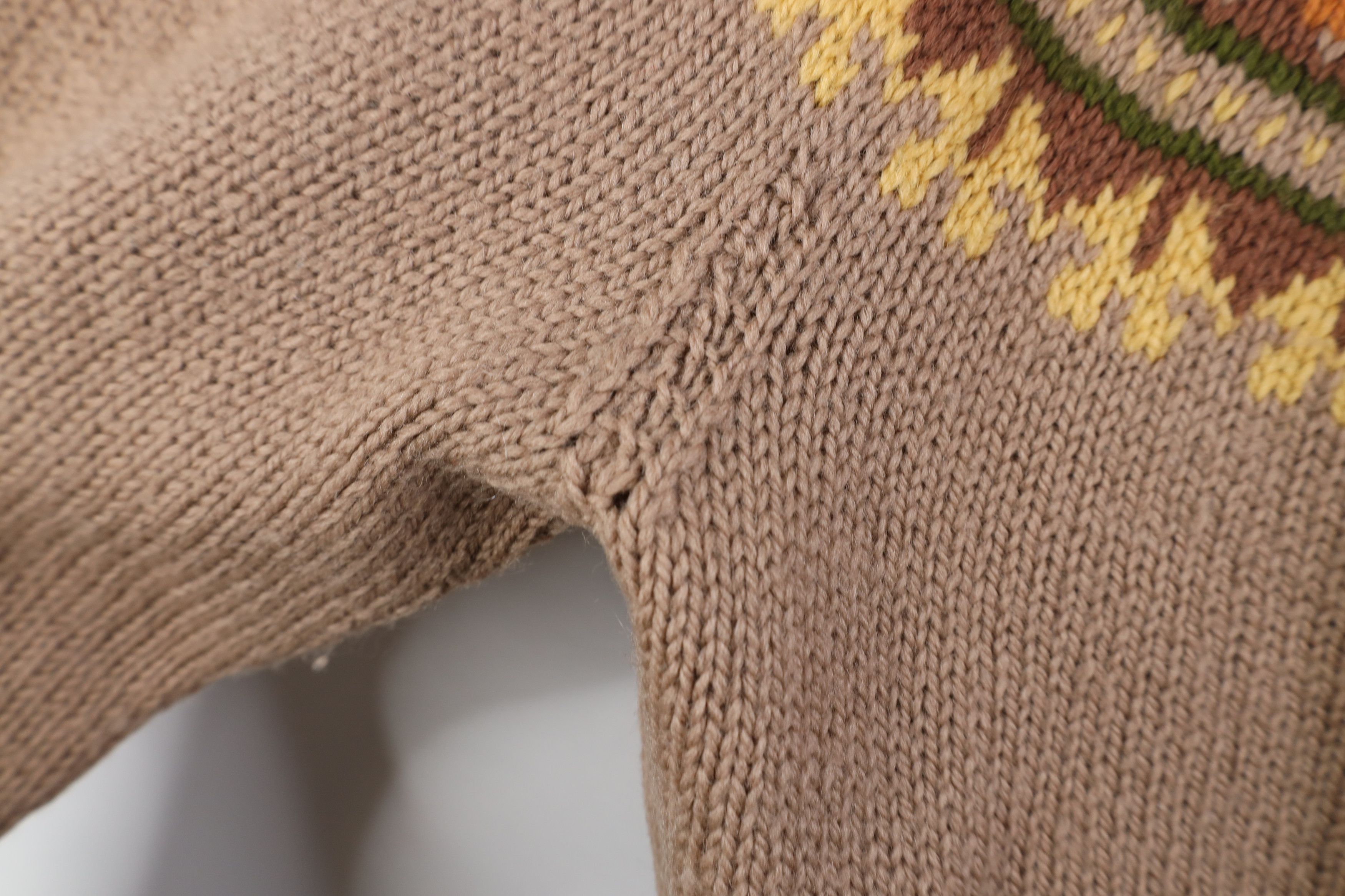 Vintage Vintage 70s Mid Century Modern MCM Fair Isle Sweater Size M / US 6-8 / IT 42-44 - 8 Thumbnail