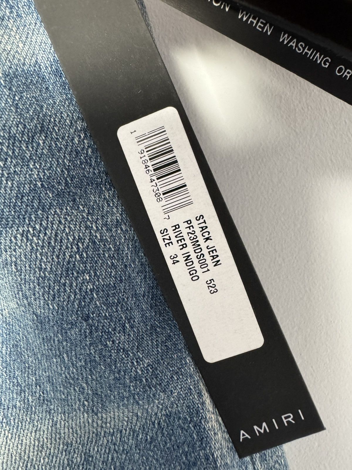 Amiri AMIRI Stack, River Indigo Jeans Size US 34 / EU 50 - 14 Thumbnail