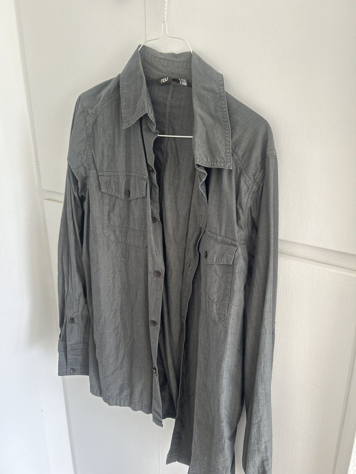 nau Nah Charcoal Gray Button Up Size US L / EU 52-54 / 3 - 3 Thumbnail