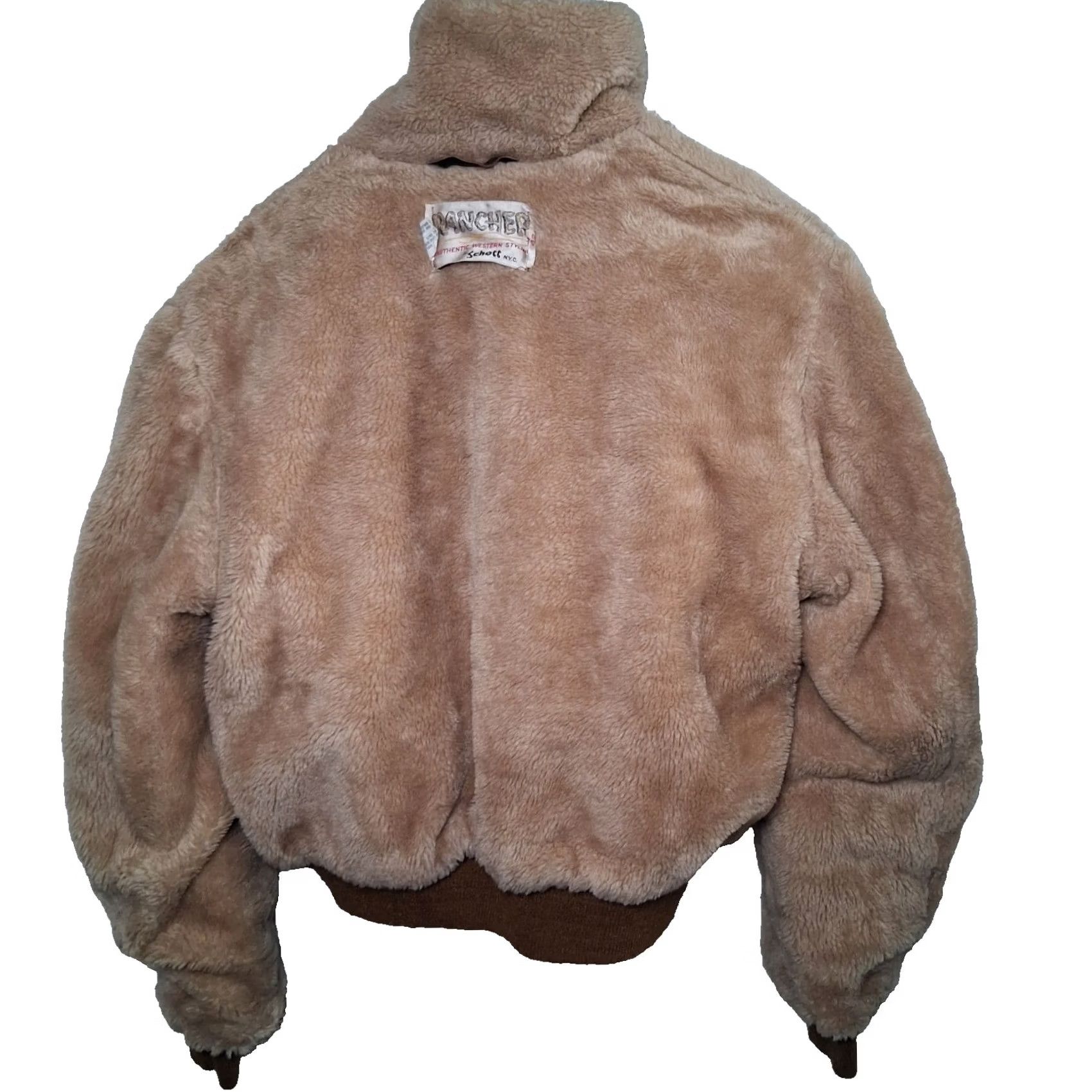 Schott VINTAGE Schott Rancher Jacket Men 42 Suede Leather Sherpa Lined Western read Size US XS / EU 42 / 0 - 4 Thumbnail