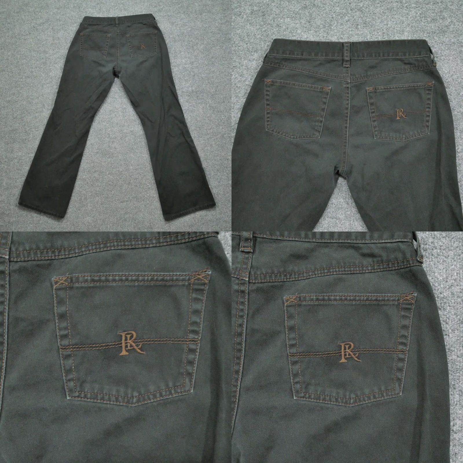 Ralph Lauren VINTAGE Ralph Lauren Pants Womens 8 8x30 Black Polo Jeans Co 30x28 Y2K Size 30" / US 8 / IT 44 - 8 Thumbnail