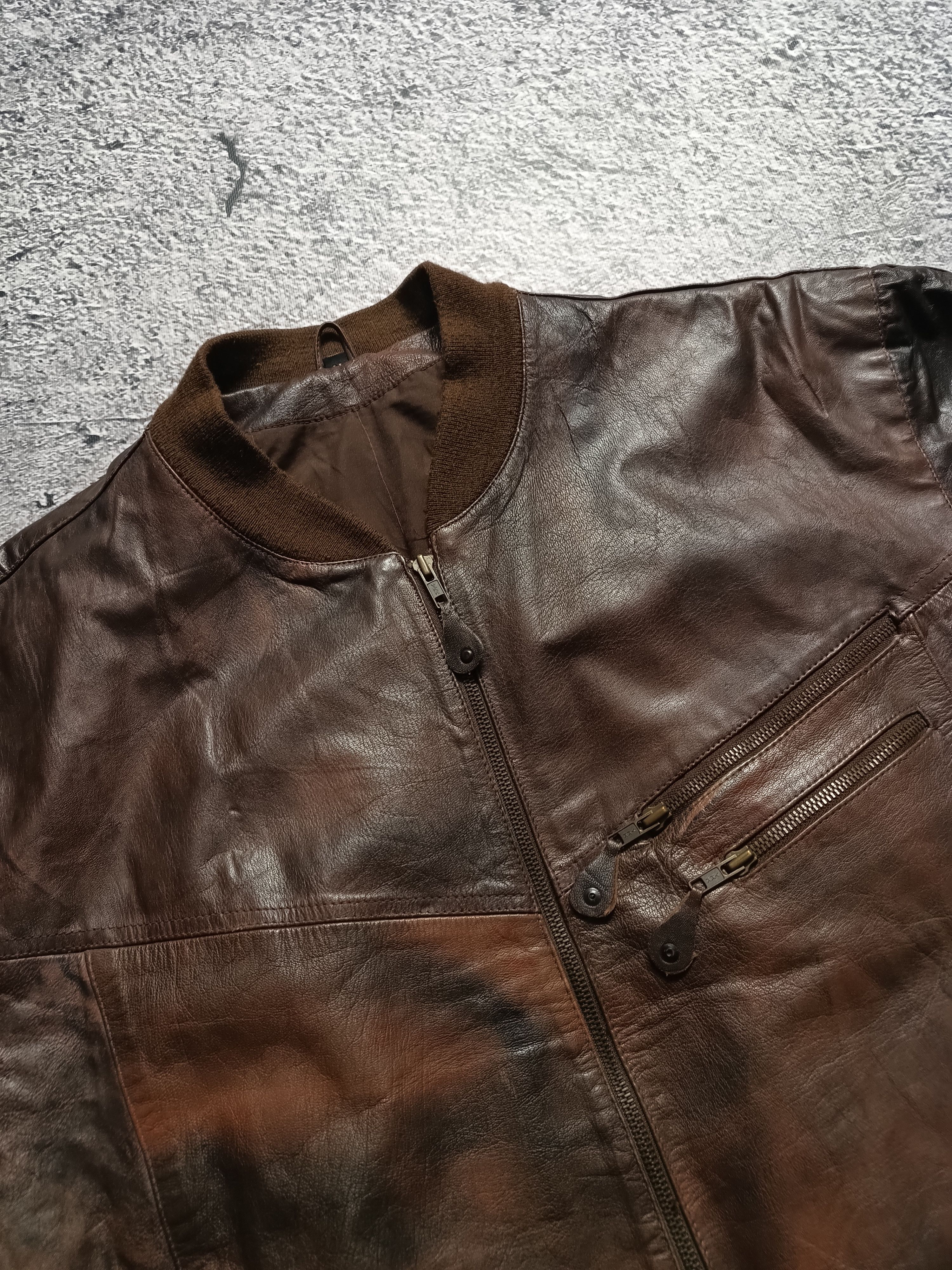 Vintage Vintage 90s Leather Jacket Premium Leather Acne Avirex Style Size US M / EU 48-50 / 2 - 4 Thumbnail