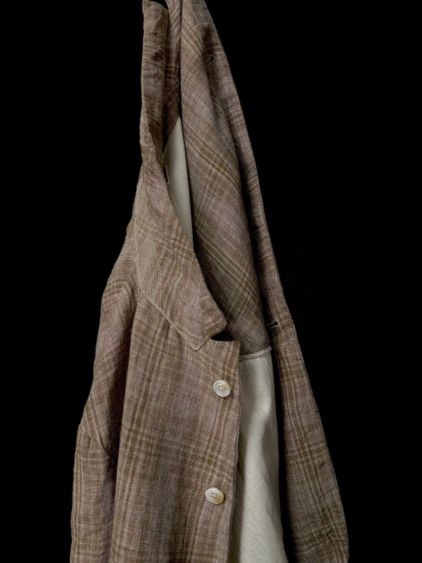 Other kaval vintage linen hand-dyed hand-sewn jacket M Size US M / EU 48-50 / 2 - 5 Thumbnail