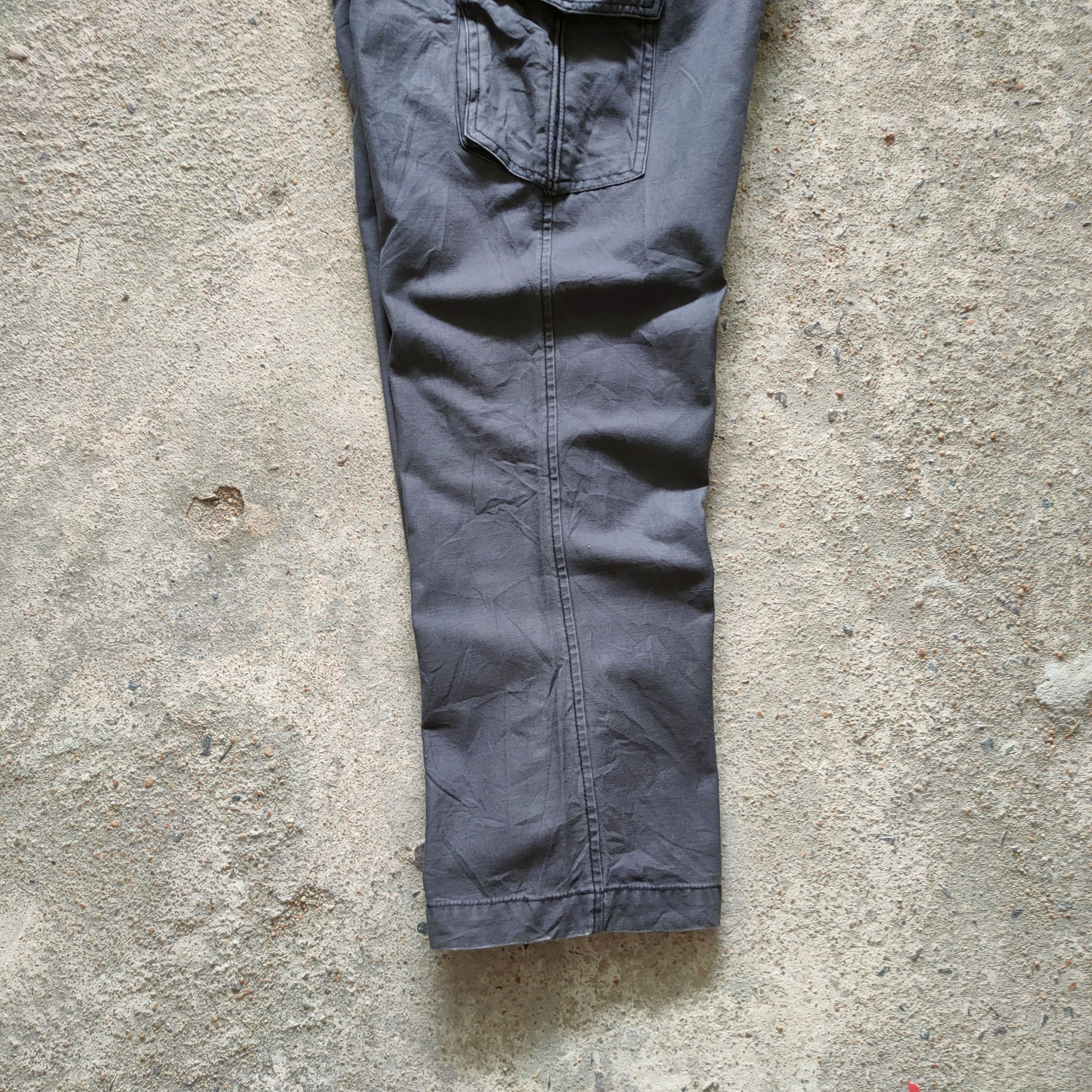 Japanese Brand × Vintage G GROUND DARK GREY CARGO PANTS Size US 34 / EU 50 - 12 Thumbnail