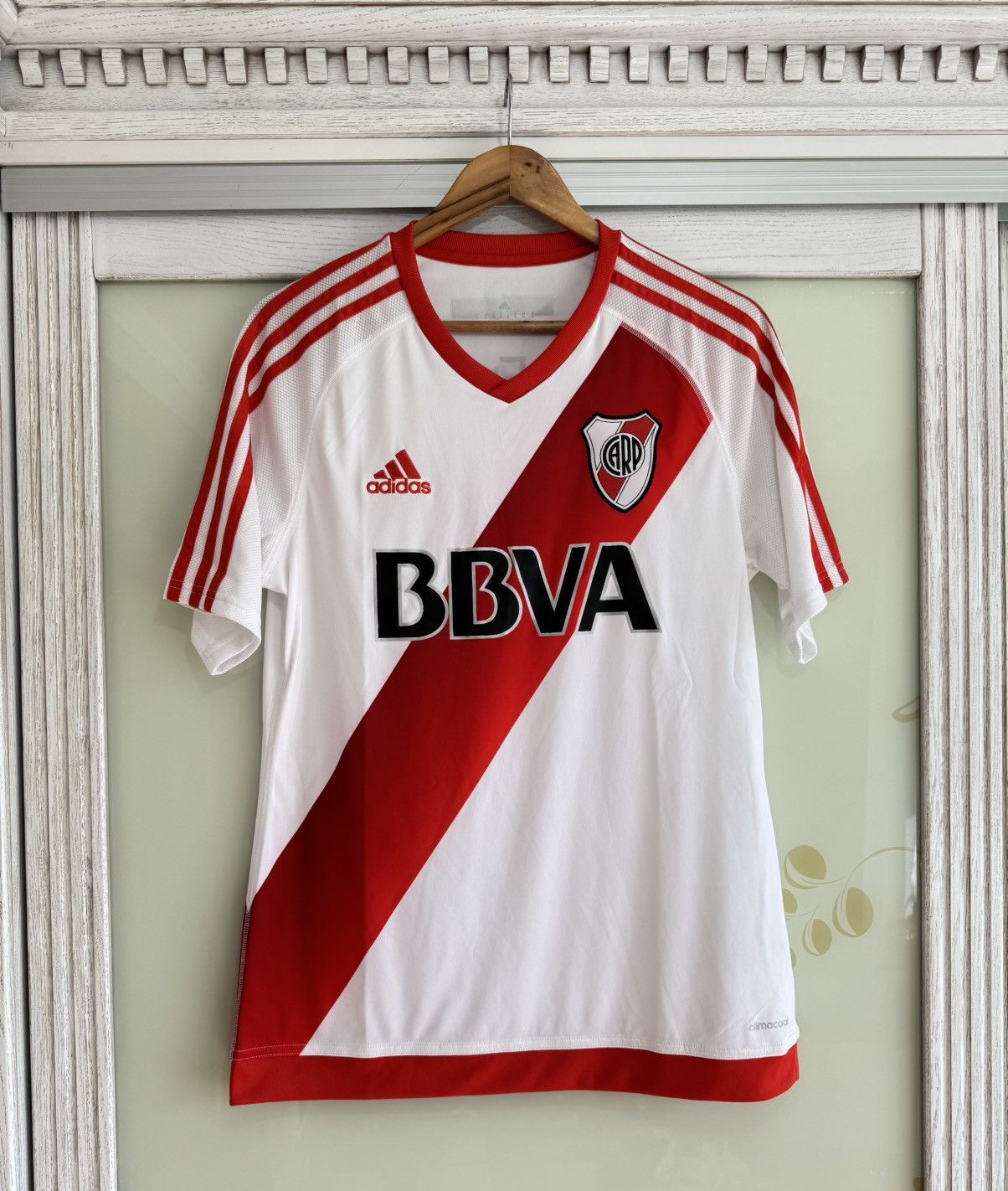 Adidas River Plate 2016-2017 Home Soccer Jersey Football Kit Shirt Size US M / EU 48-50 / 2 - 1 Thumbnail