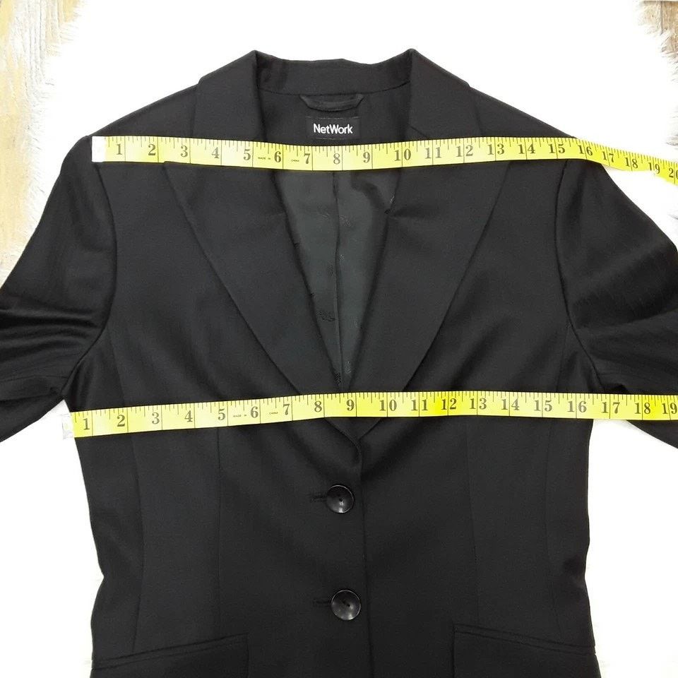 Other Network Super 150s Wool 100% Pure NewWool Blazer Jacket S 36 Size S / US 4 / IT 40 - 10 Thumbnail