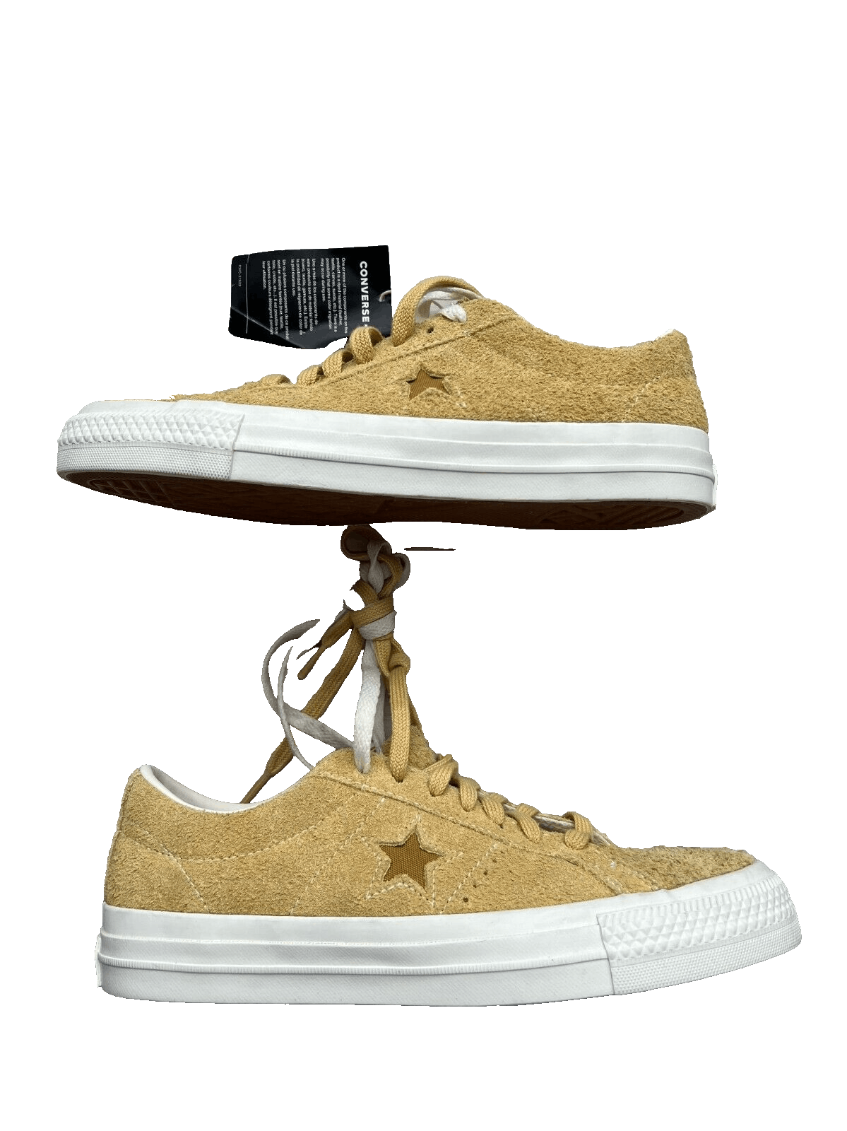 image of Converse One Star Pro Vintage Suede Sneakers Trailhead Gold, Men's (Size 8.5)