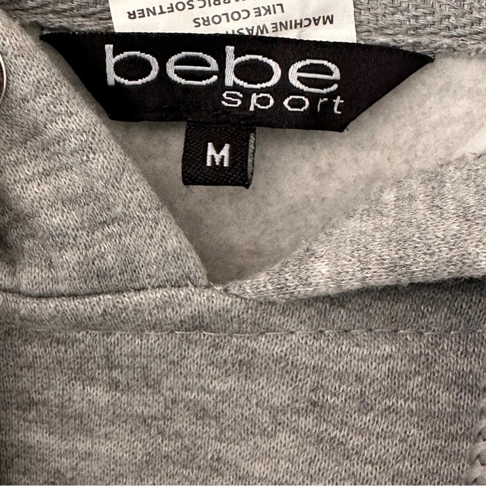 Bebe Bebe Sport Gray Hoodie Size M Size M / US 6-8 / IT 42-44 - 2 Thumbnail