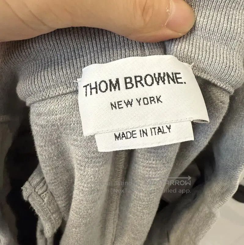 Thom Browne Thom Browne Men's Gray Striped Cotton Shorts . Size US 32 / EU 48 - 3 Thumbnail