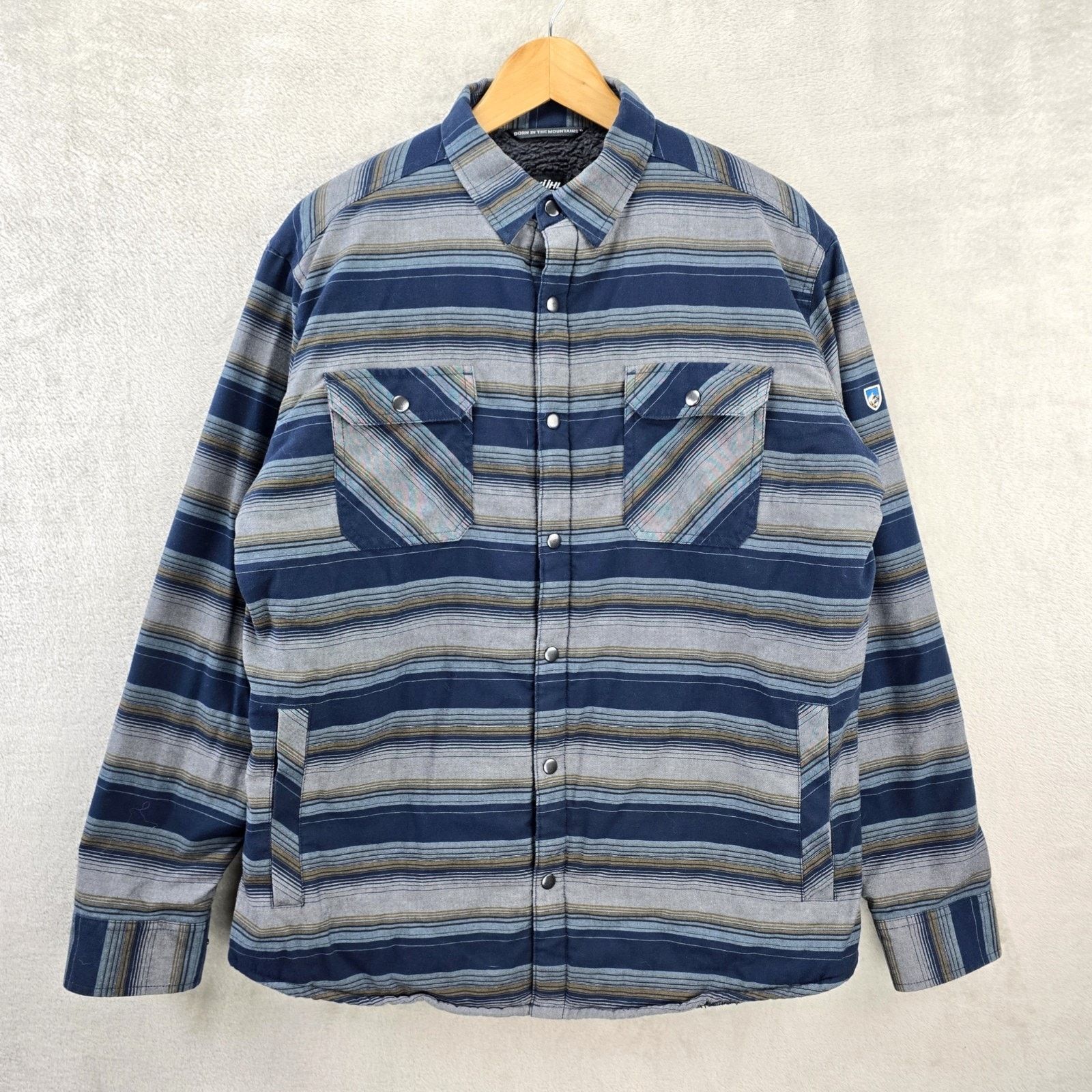 Kuhl Kuhl Joyrydr Shirt Jacket Large Shacket Fleece Lined Flannel Size US L / EU 52-54 / 3 - 1 Thumbnail