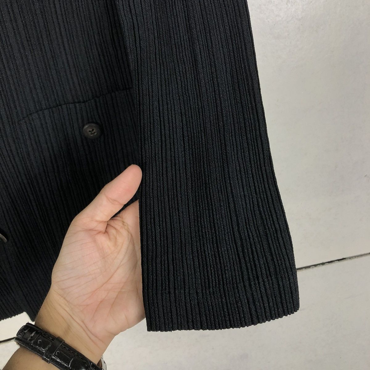 Issey Miyake 🔥VINTAGE BUTTON JACKET ISSEY MIYAKE PLEATED DESIGN Size US M / EU 48-50 / 2 - 17 Thumbnail