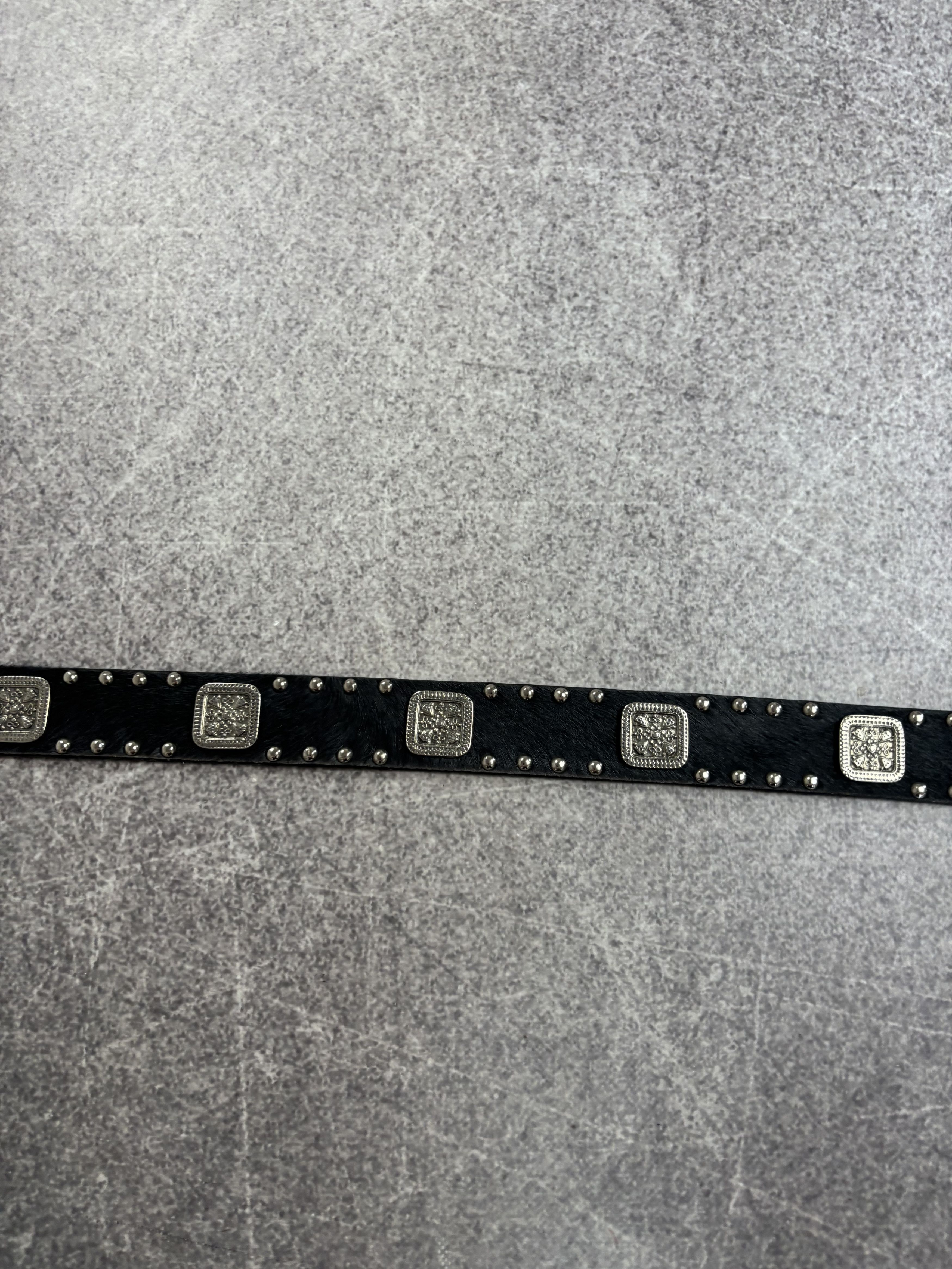 Hysteric Glamour 🔥FUR VTG HYSTERIC GLAMOUR IF WAS SIX NINE VIbe LEATHER BELT Size ONE SIZE - 9 Thumbnail