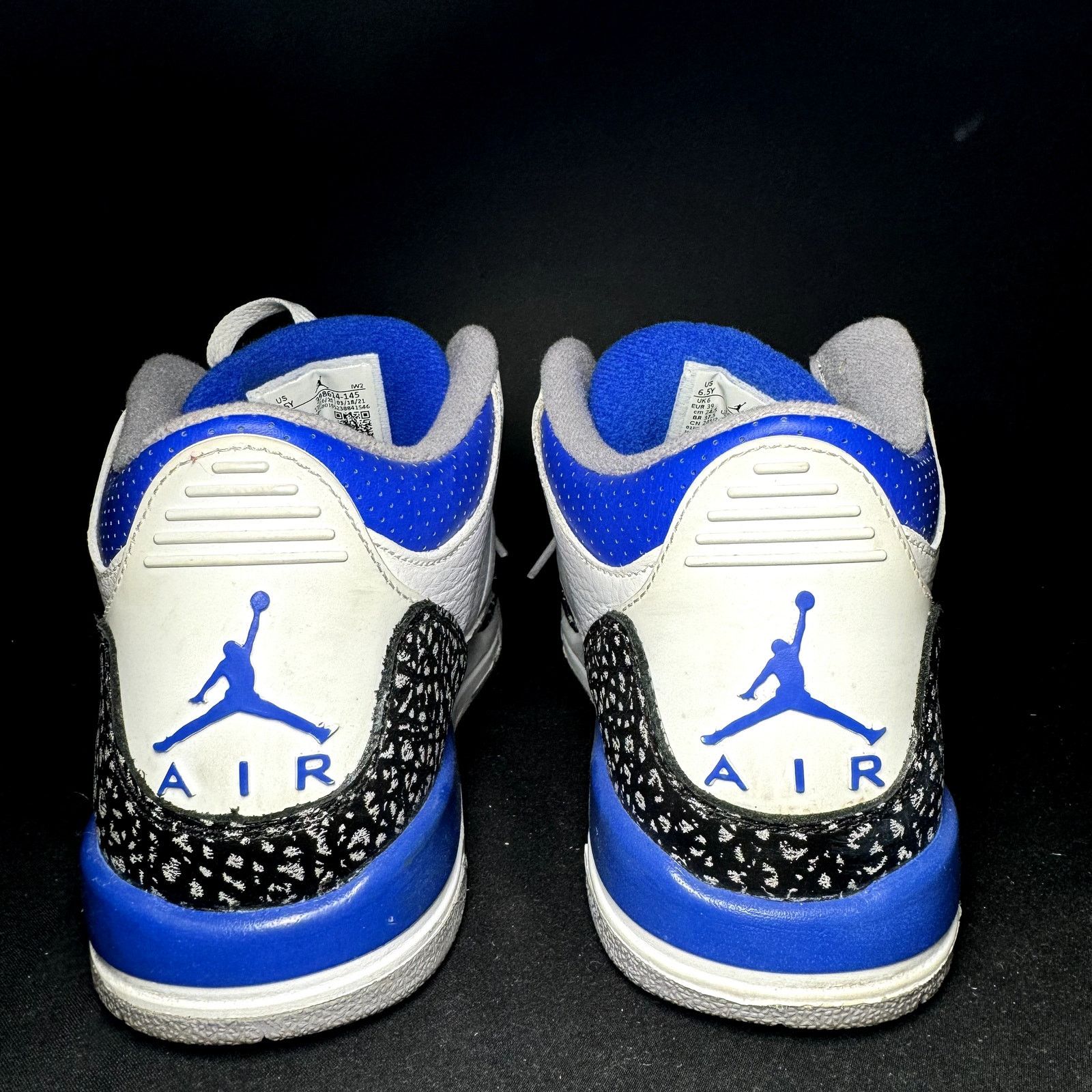 Jordan Brand × Nike Size 6.5 - Nike Air Jordan 3 Retro GS Racer Blue Men's Shoes Size US 6.5 / EU 39-40 - 5 Thumbnail